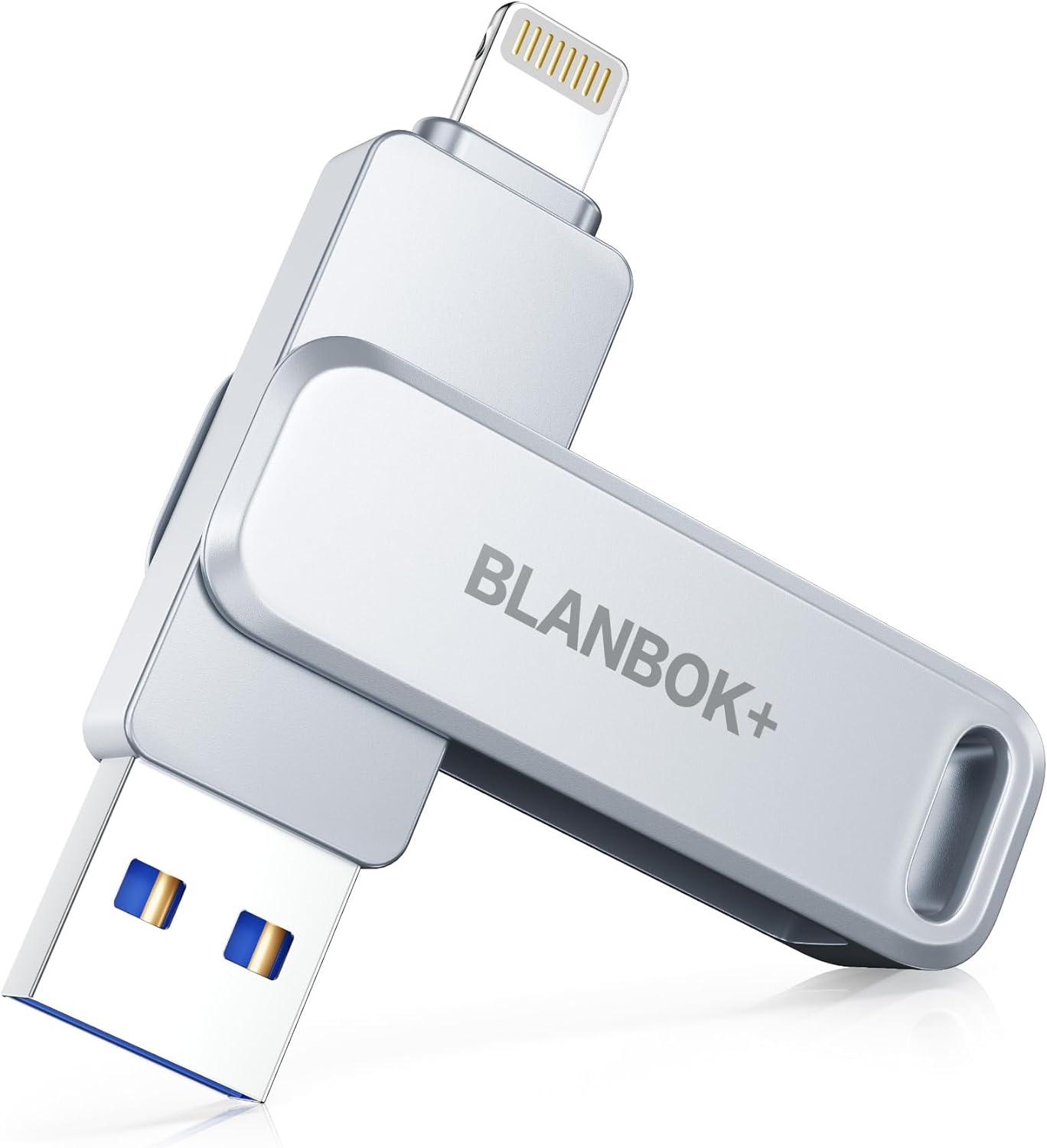 BLANBOK+ MFI Certified Memory Stick 512G USB Flash Drive for iPhone USB Stick US...