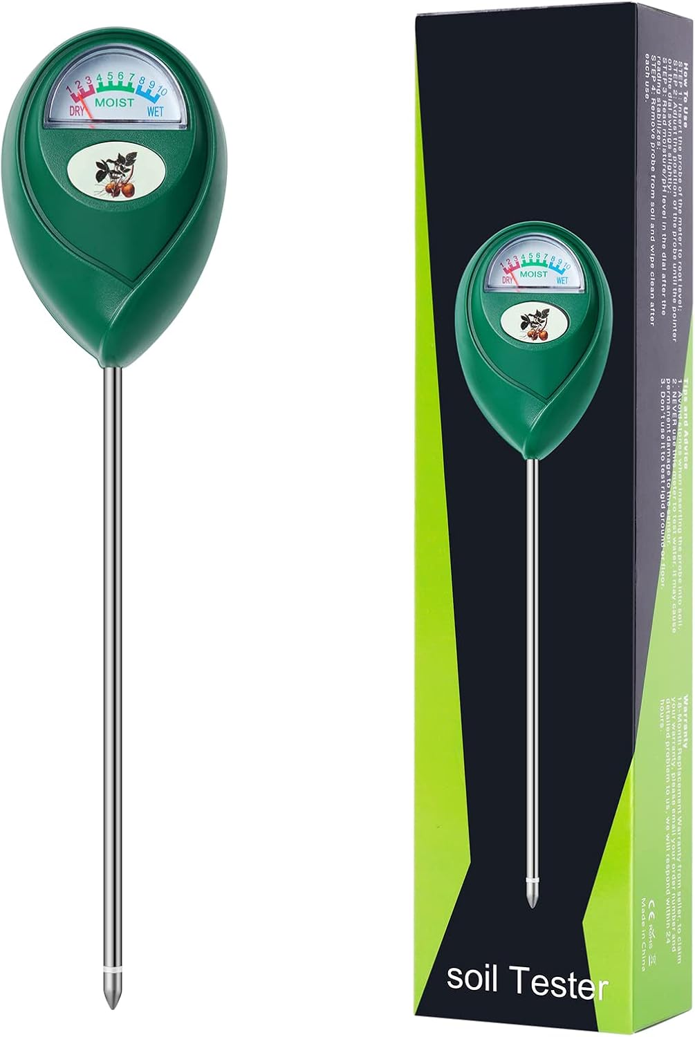 flintronic Soil Moisture Meter, Accurate Soil Test...
