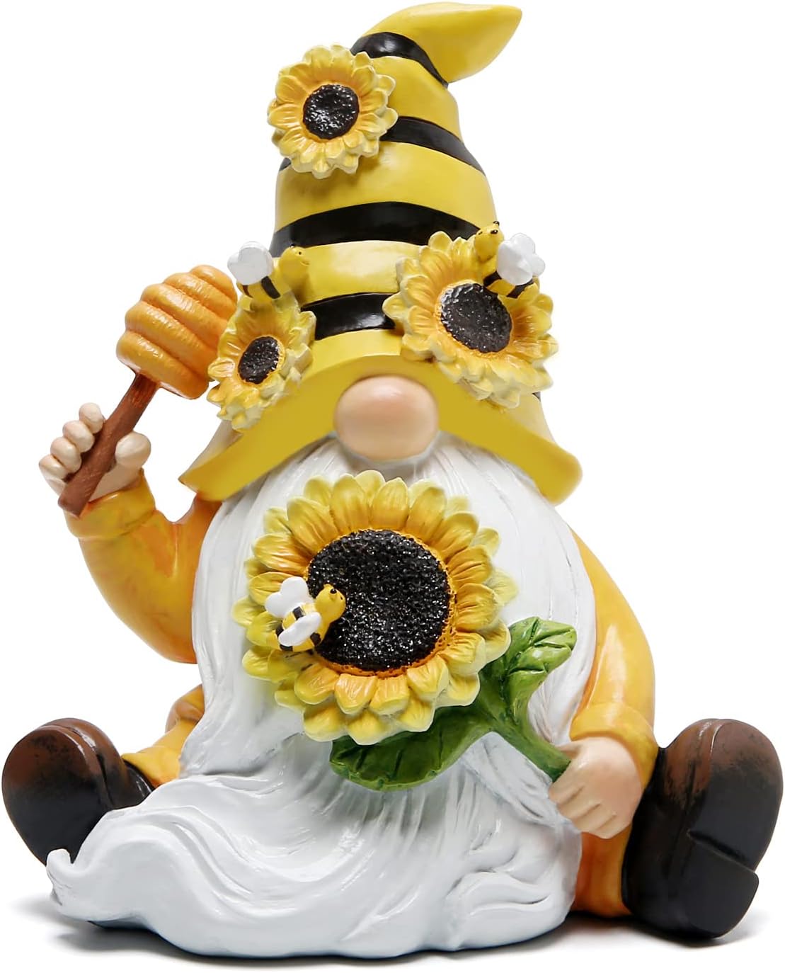 Hodao Bumble Bee Spring Gnome Decorations Honey Bee Gnomes Ornaments World Bee D...