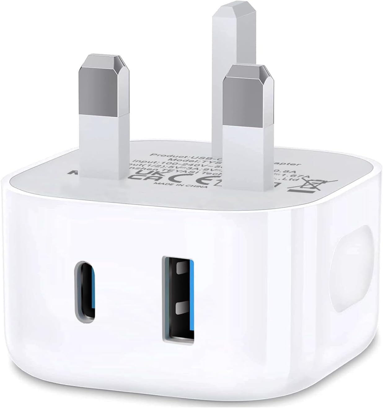 USB C Fast Charge Plug,Dual Port Apple iPhone 16/15/15 Pro Max Micro USB Plug Ty...
