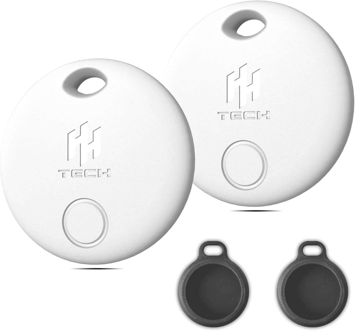 HH-Tech SmartTags (2 Tags + 2 Protectors) for Apple iOS Devices, Key Tracker, It...