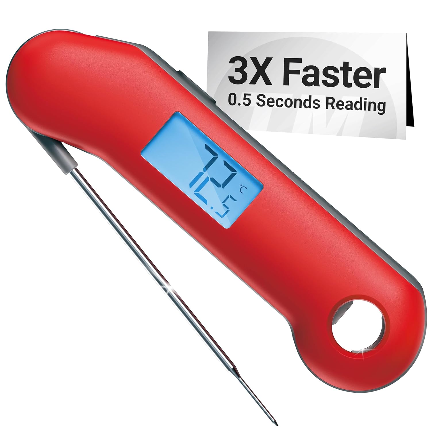ThermoMaven F1 Turbo Meat Thermometer Digital - 3X Faster 0.5s Instant Read, Foo...