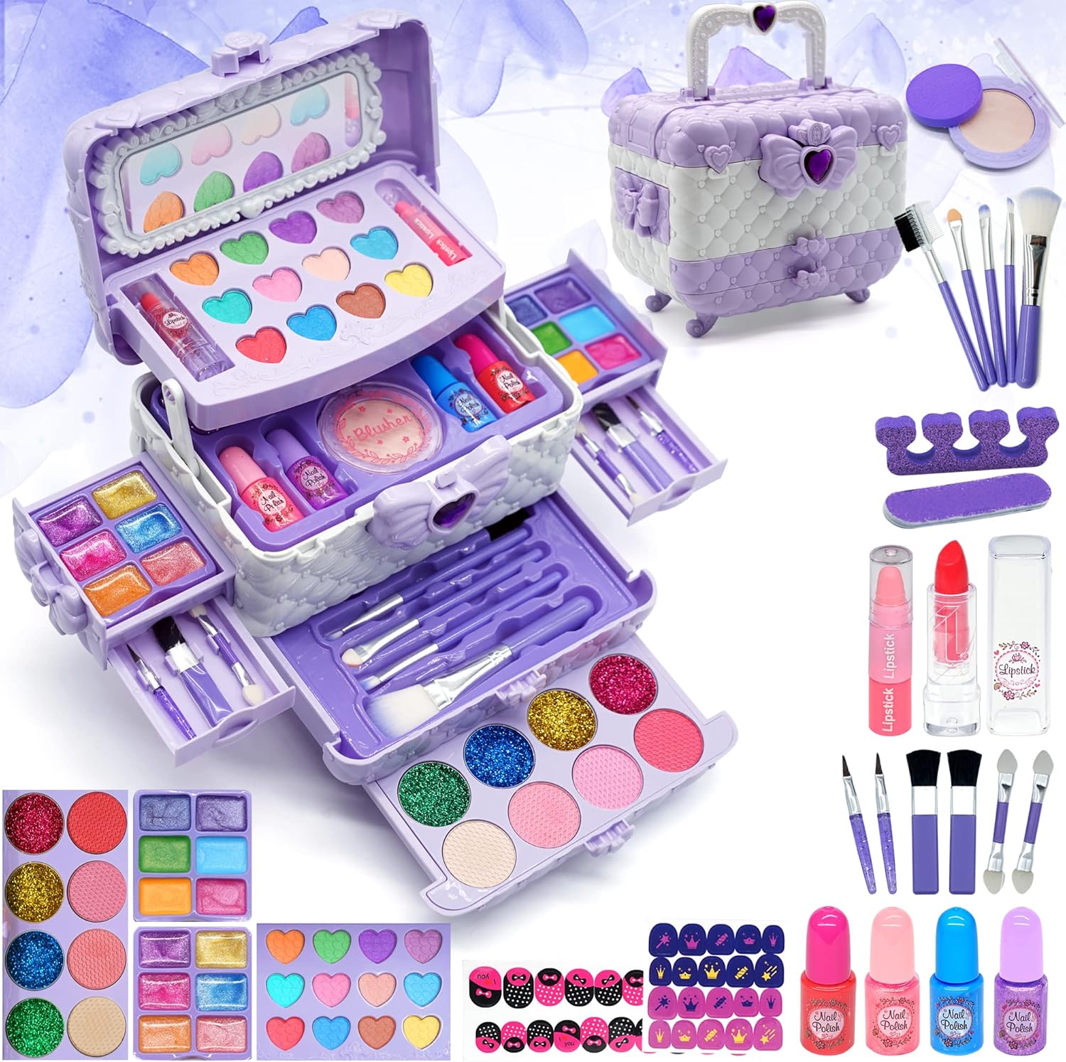 Kids Makeup Sets Girls Toys - unicorn gifts for girls Washable Make Up Starter K...