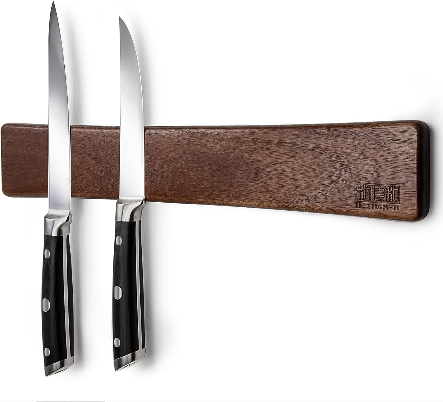 Magnetic Knife Strips, Magnetic Knife Holder for Wall 16 Inch, Acacia Wood Knife...