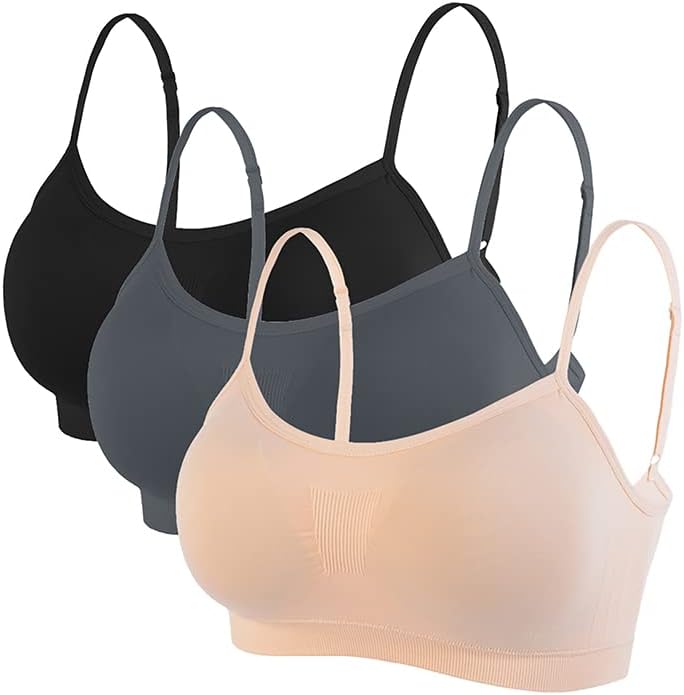Litthing Women Sports Bra Seamless Comfort Bras Padded Ladies Tops Adjustable St...