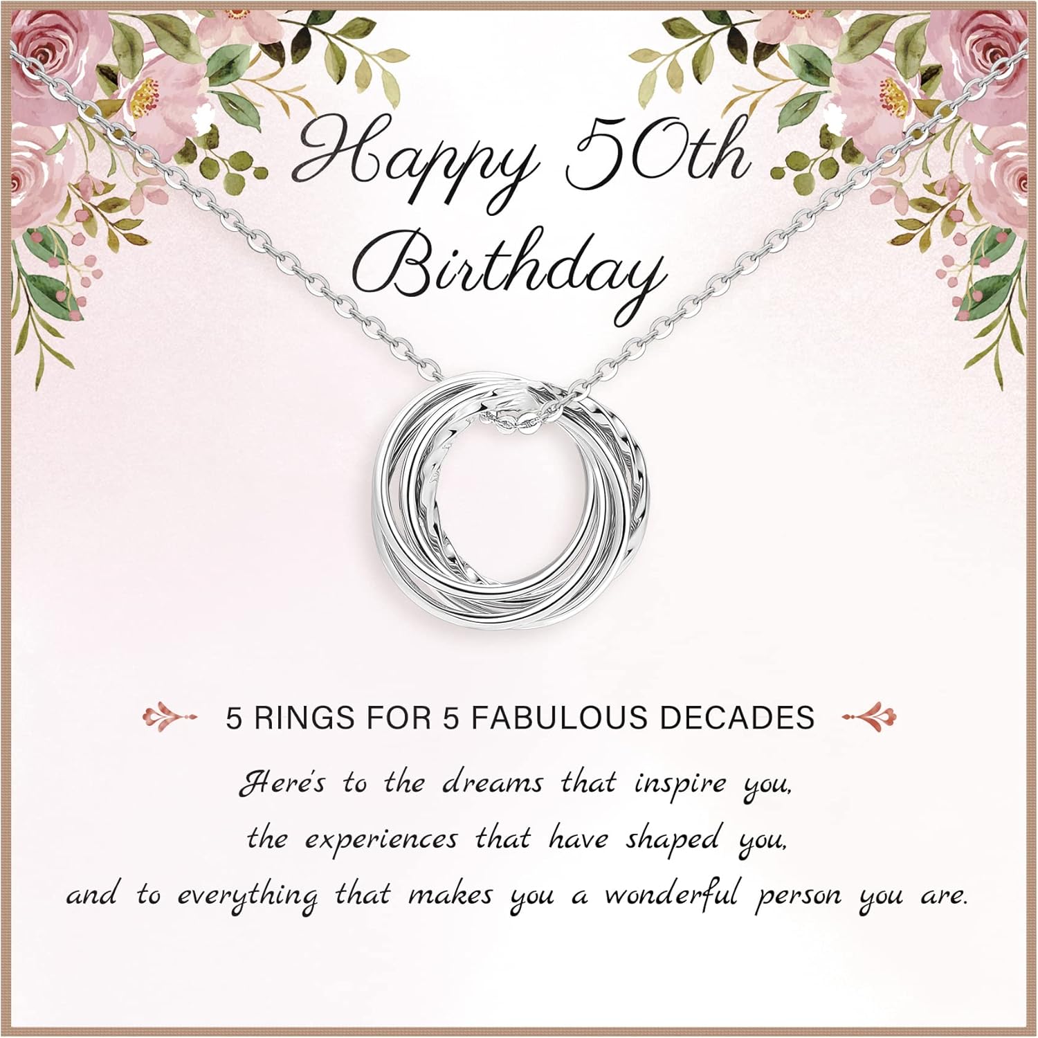 Birthday Gifts for Women 925 Sterling Silver Birthday Necklace 2 3 4 5 6 7 Decad...