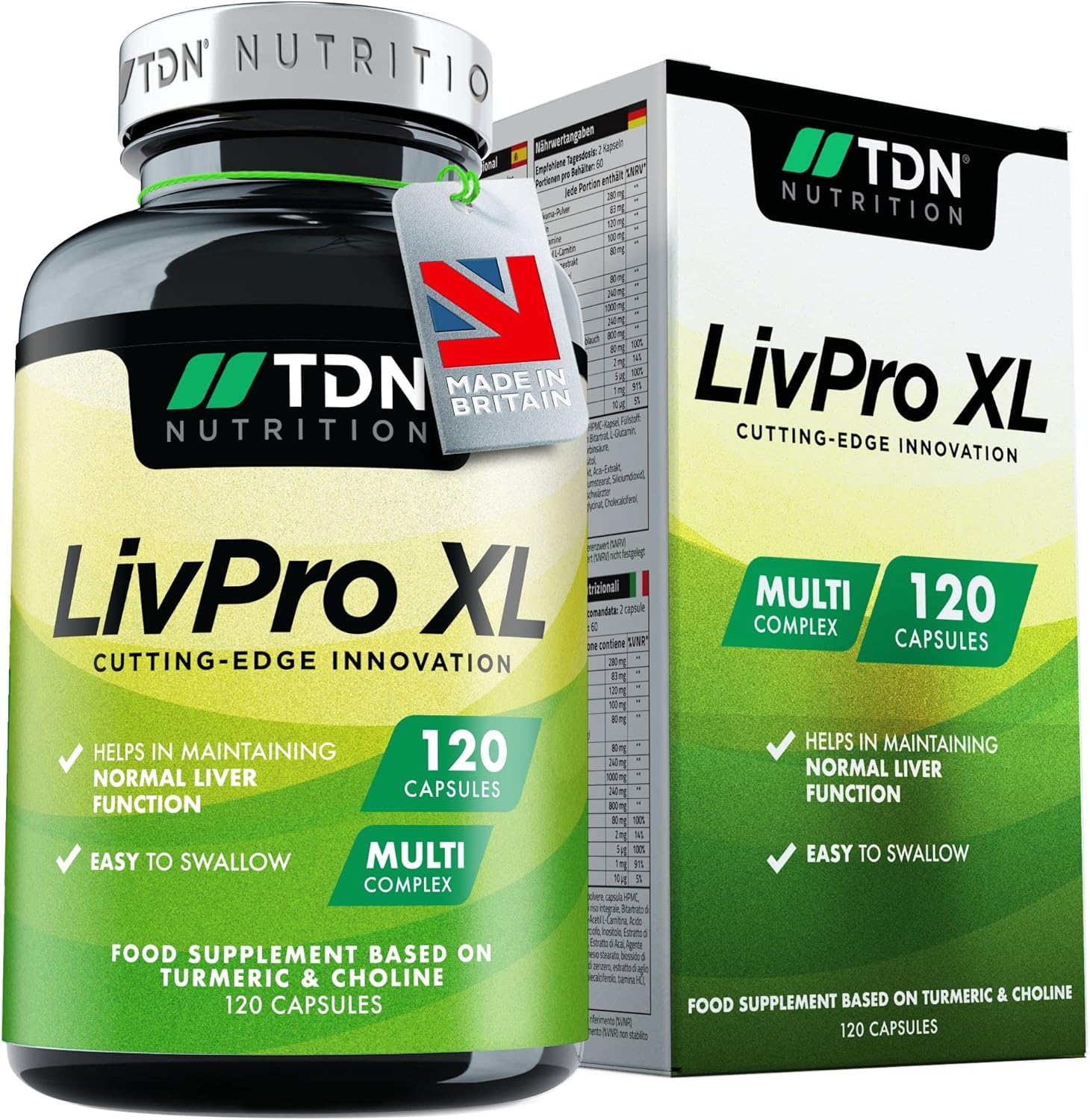 Nutritional Supplement - Turmeric, Vitamin C, Acai & Ginger Root Complex - 120 C...