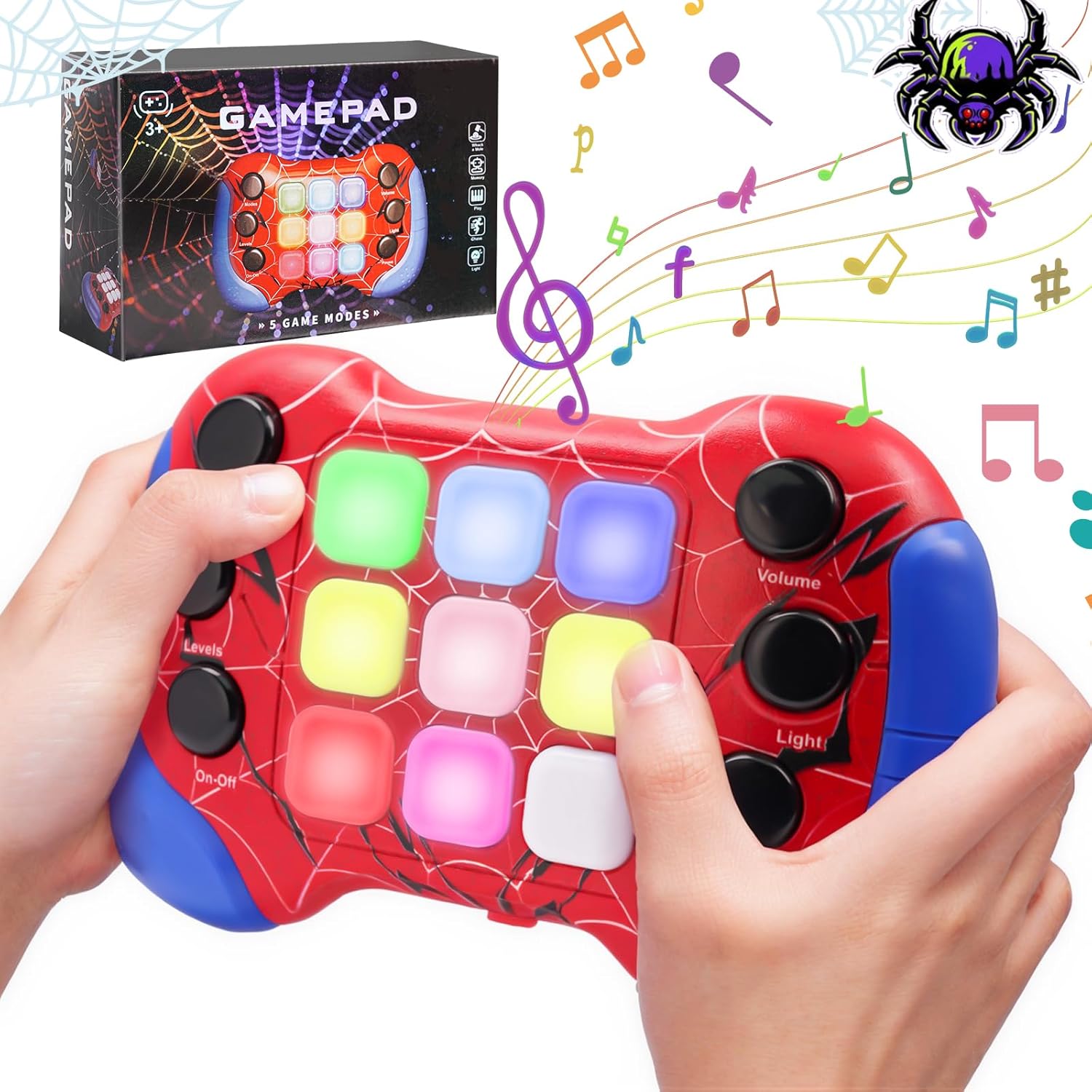 Toys for 6 7 8 9 Year Old Boys Girls: Quick Push Pop Game Sensory Fidget Toys Gi...