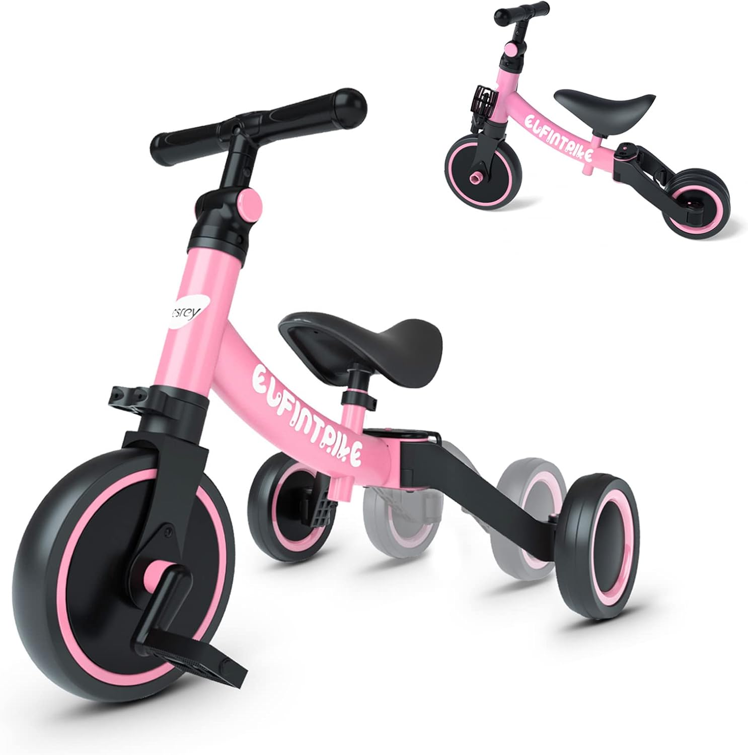 besrey 5 in 1 Toddler Bike for 1 Year to 4 Years Old Kids, Toddler Tricycle Kids...