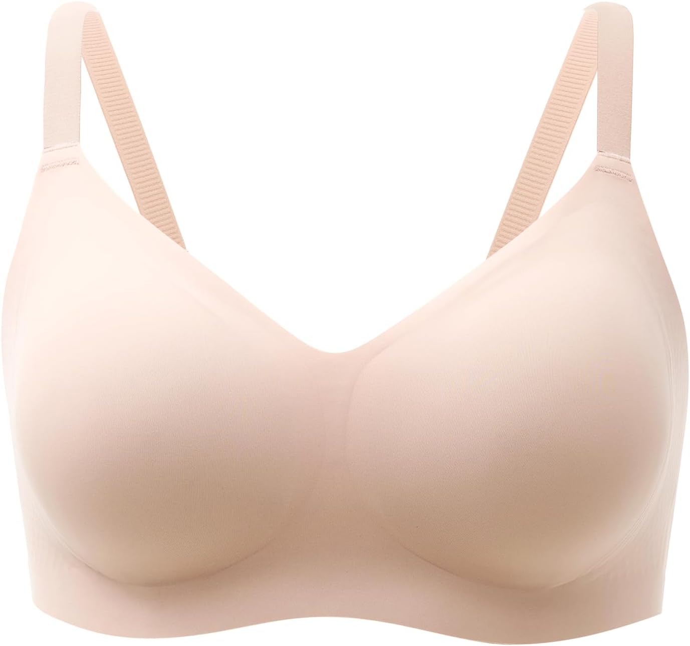 Momcozy Seamless Bra for Women, 3.0 Jelly Strip Lifting Wireless Bra - Comfortab...