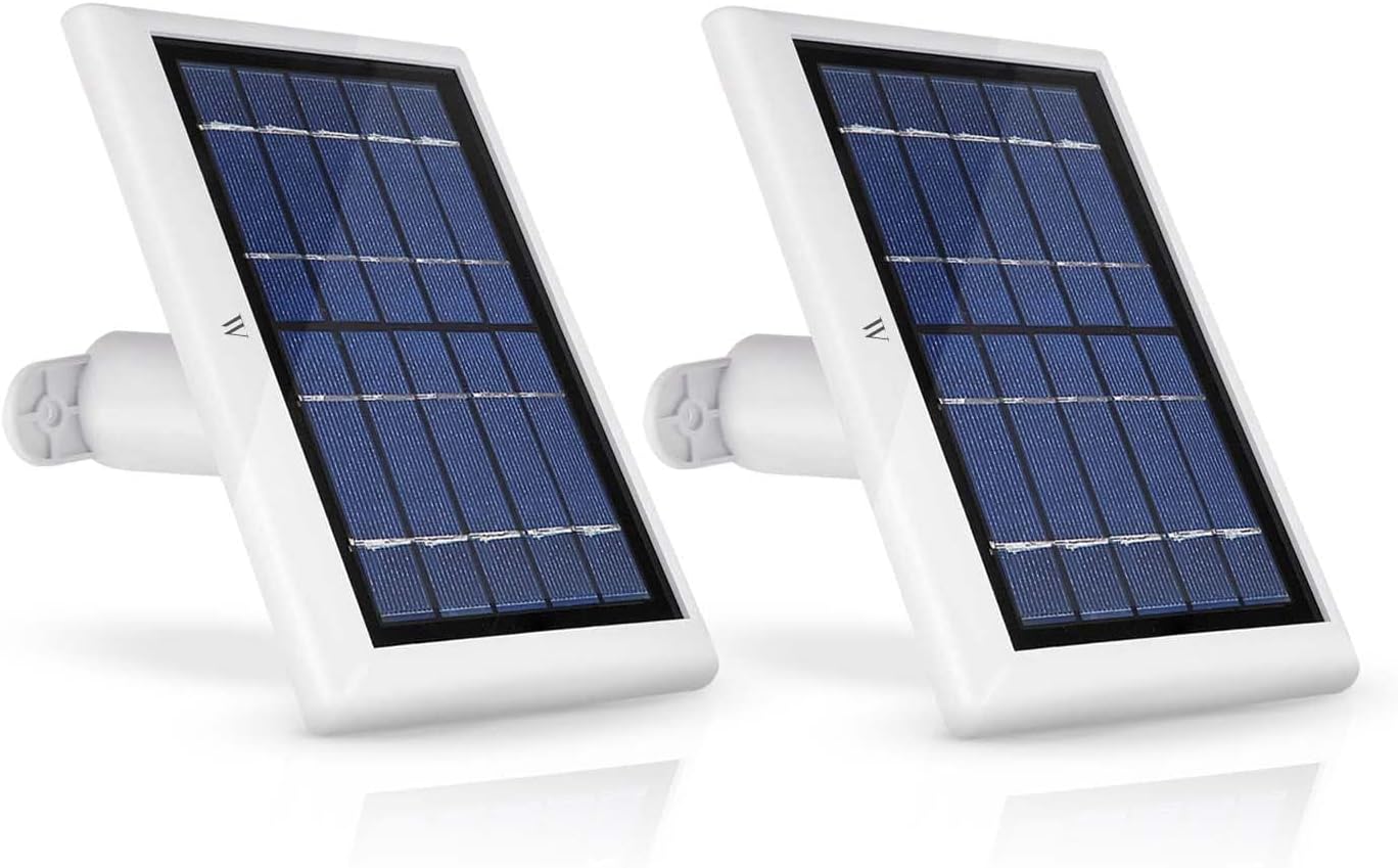 Wasserstein Solar Panel (2W 5V) Compatible with Ring Spotlight Cam Battery/Stick...