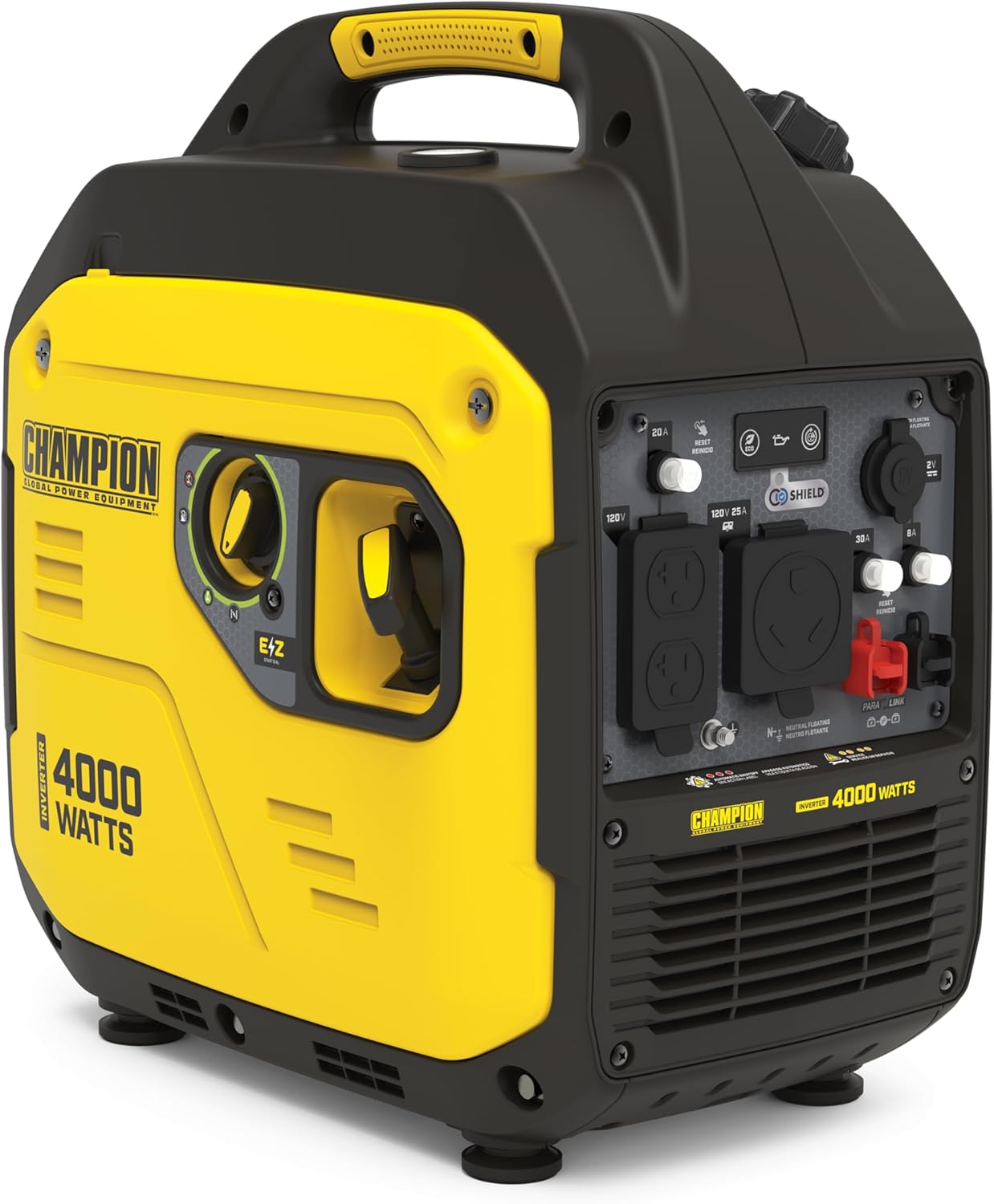 Champion Power Equipment 4000-Watt RV Ready Portable Inverter Generator with Qui...