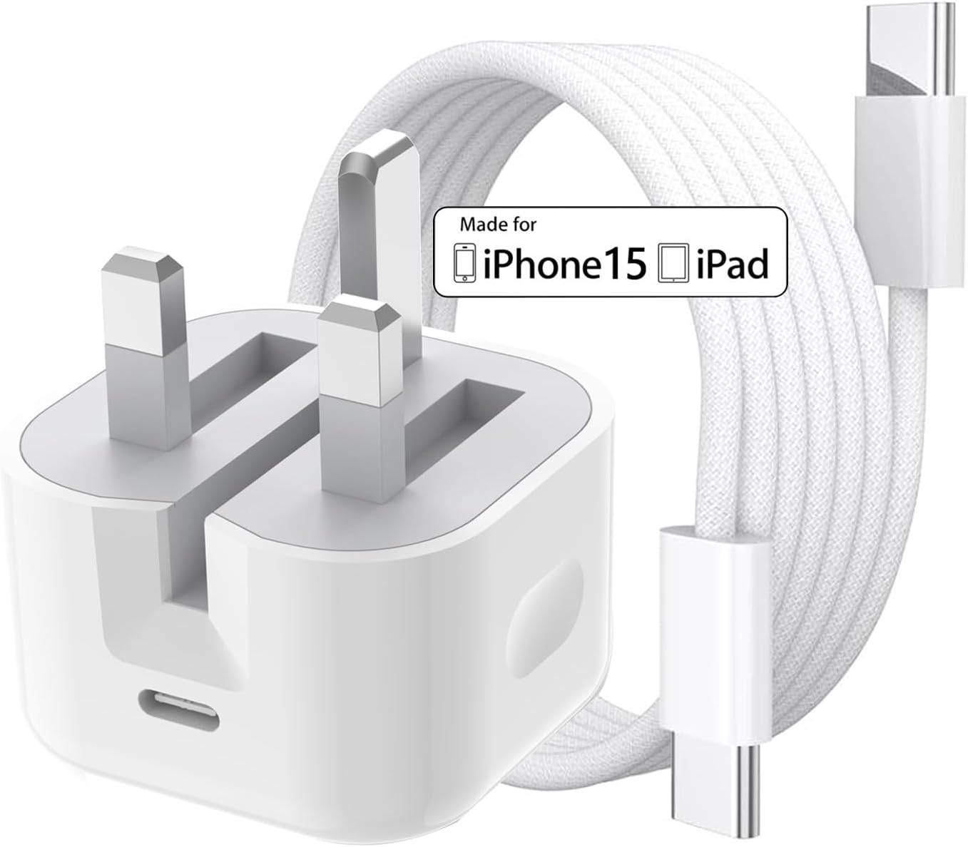 (Latest Version)iPhone USB C Charger, 20W PD Fast Type C Power Wall Charger with...