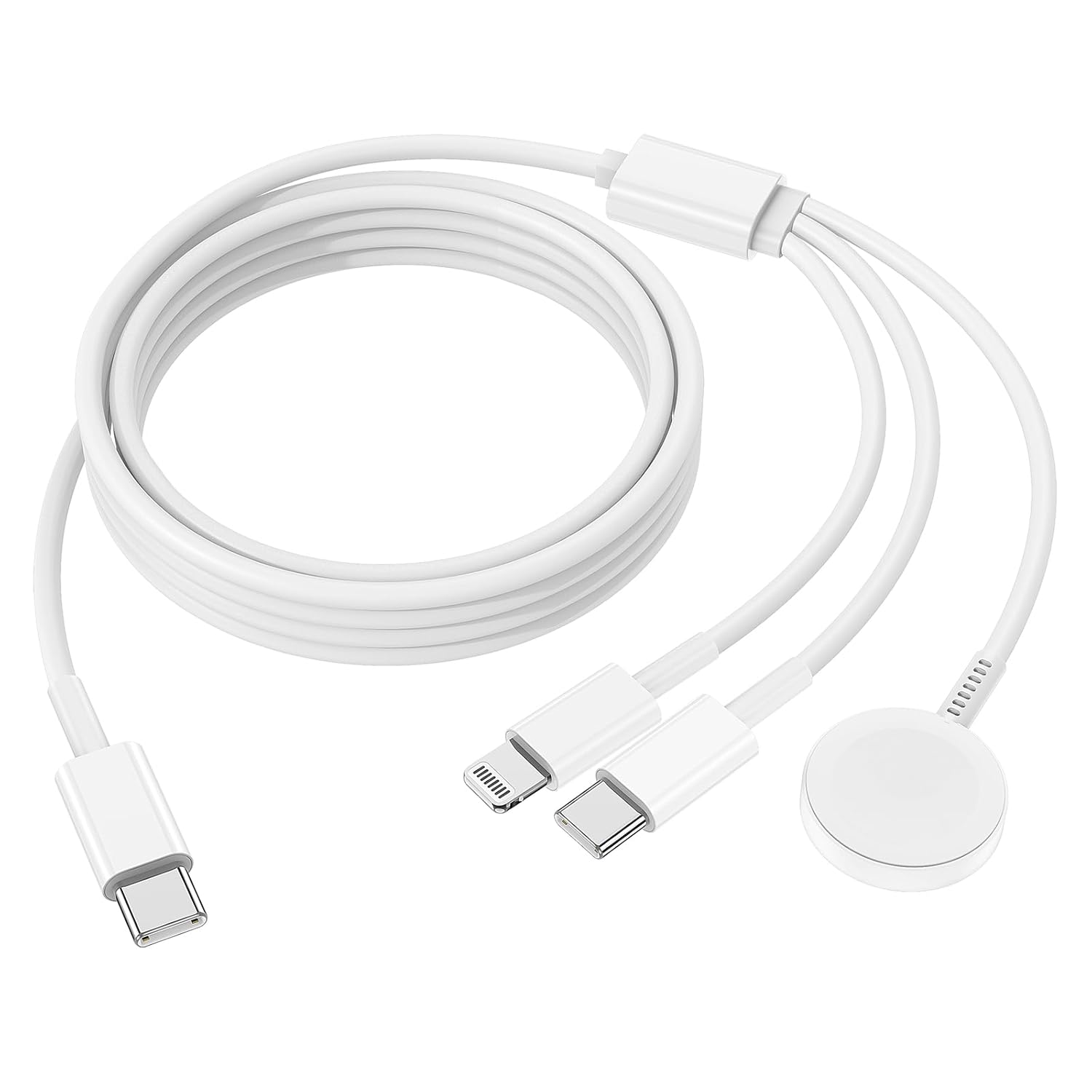 Apple Watch Charger,Apple Watch Magnetic Fast Charger to USB C Cable,3 in 1 Appl...