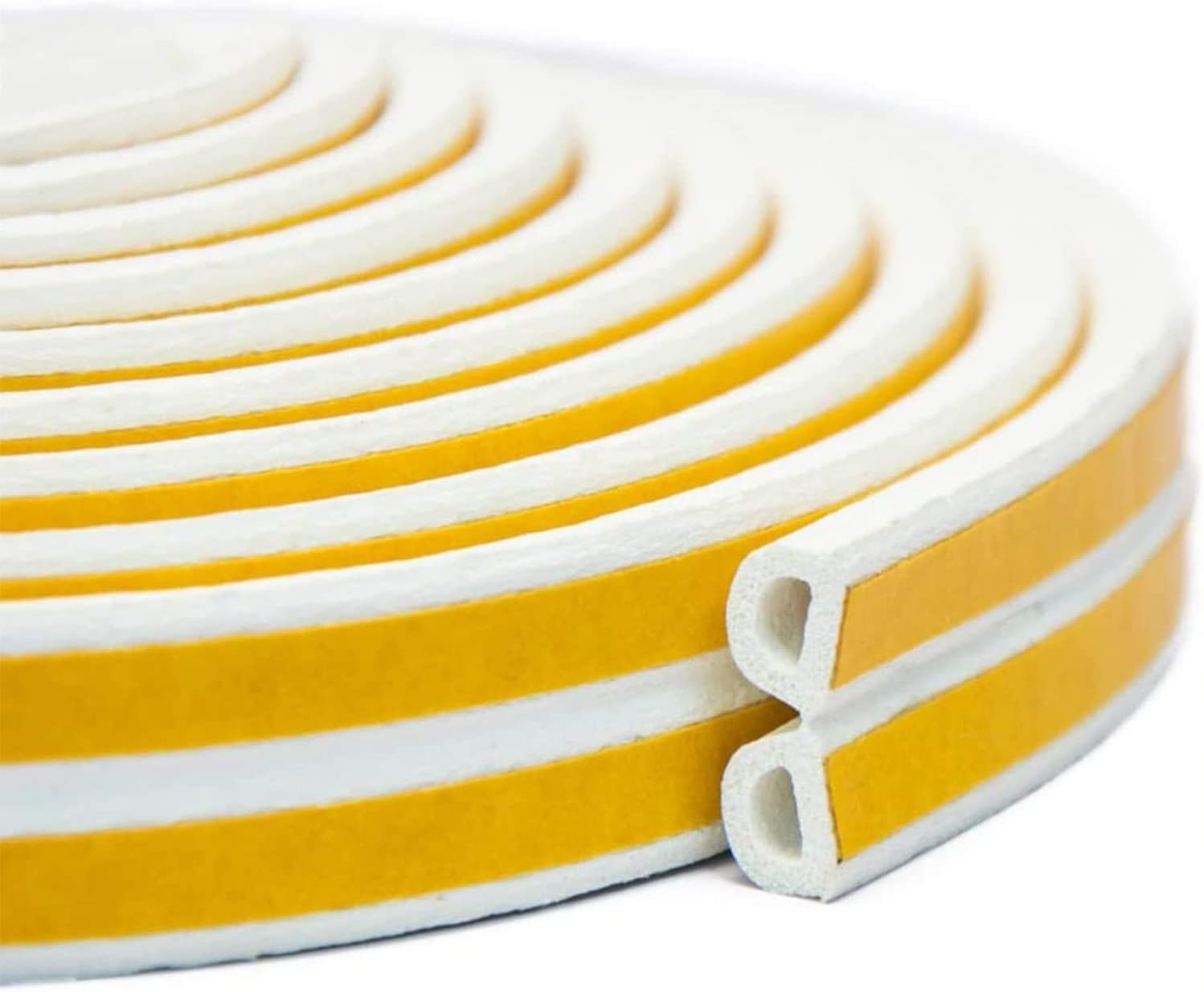 Weather Stripping Tape, Doors Windows Draught Excluder Self-Adhesive Anti-Collis...