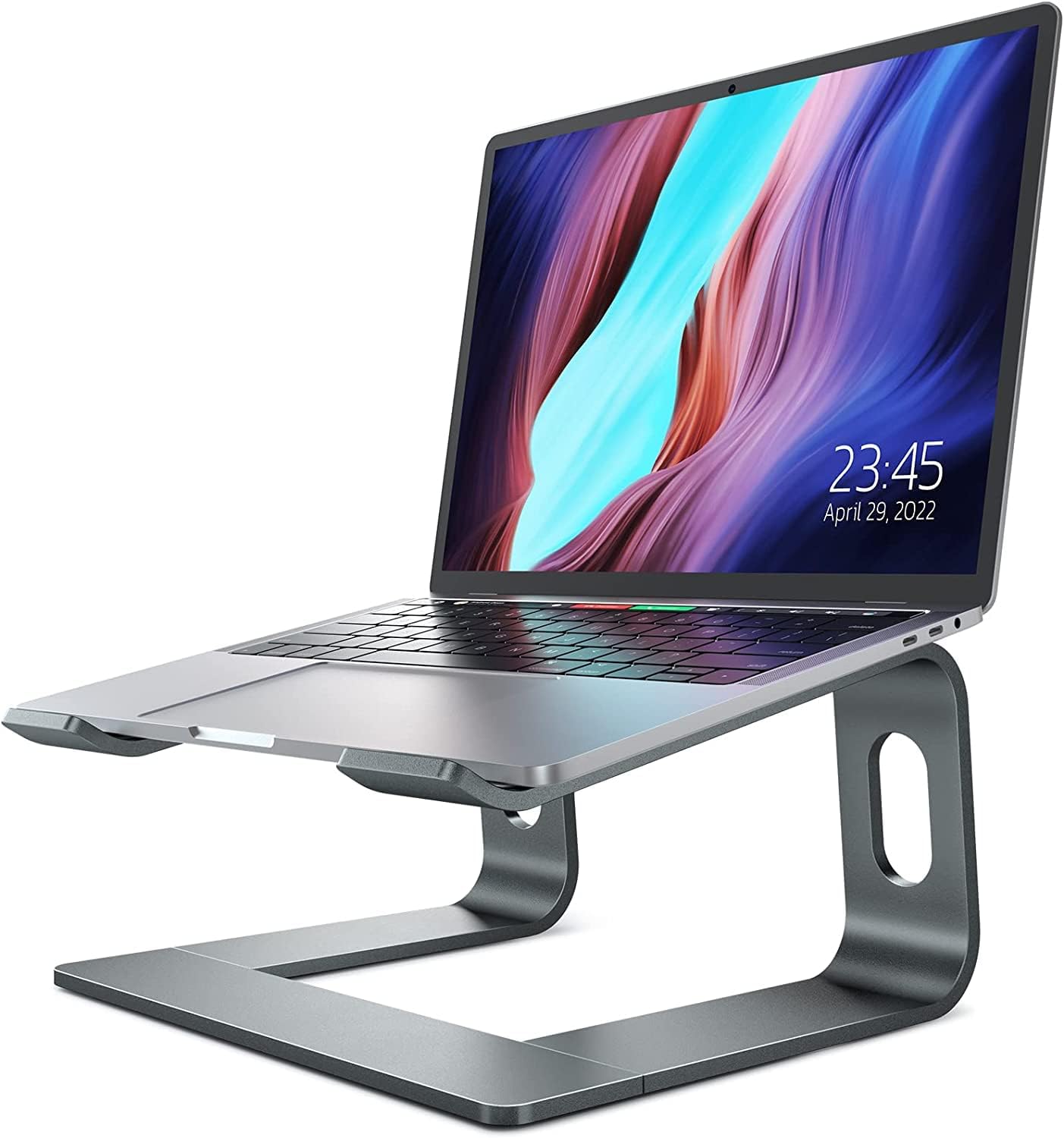NULAXY Laptop Stand for Desk, Detachable Aluminum Laptop Riser for Desk, Ergonom...
