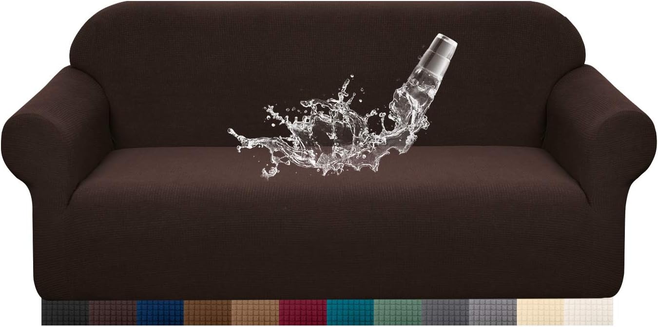 Granbest Premuim Water Repellent Sofa Covers 3 Seater High Stretch 1 Piece Couch...