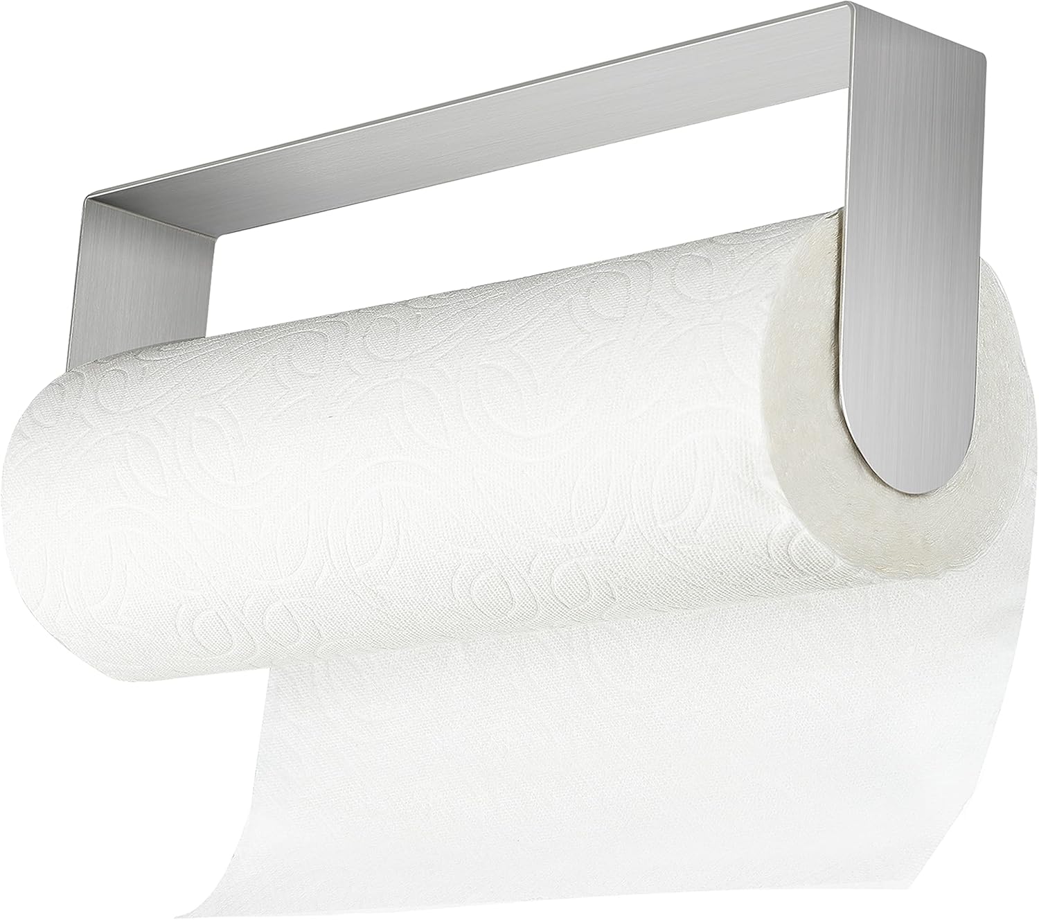 YIGII Paper Towel Holder Under Cabinet - Self Adhesive Paper Towel Rack Wall Mou...