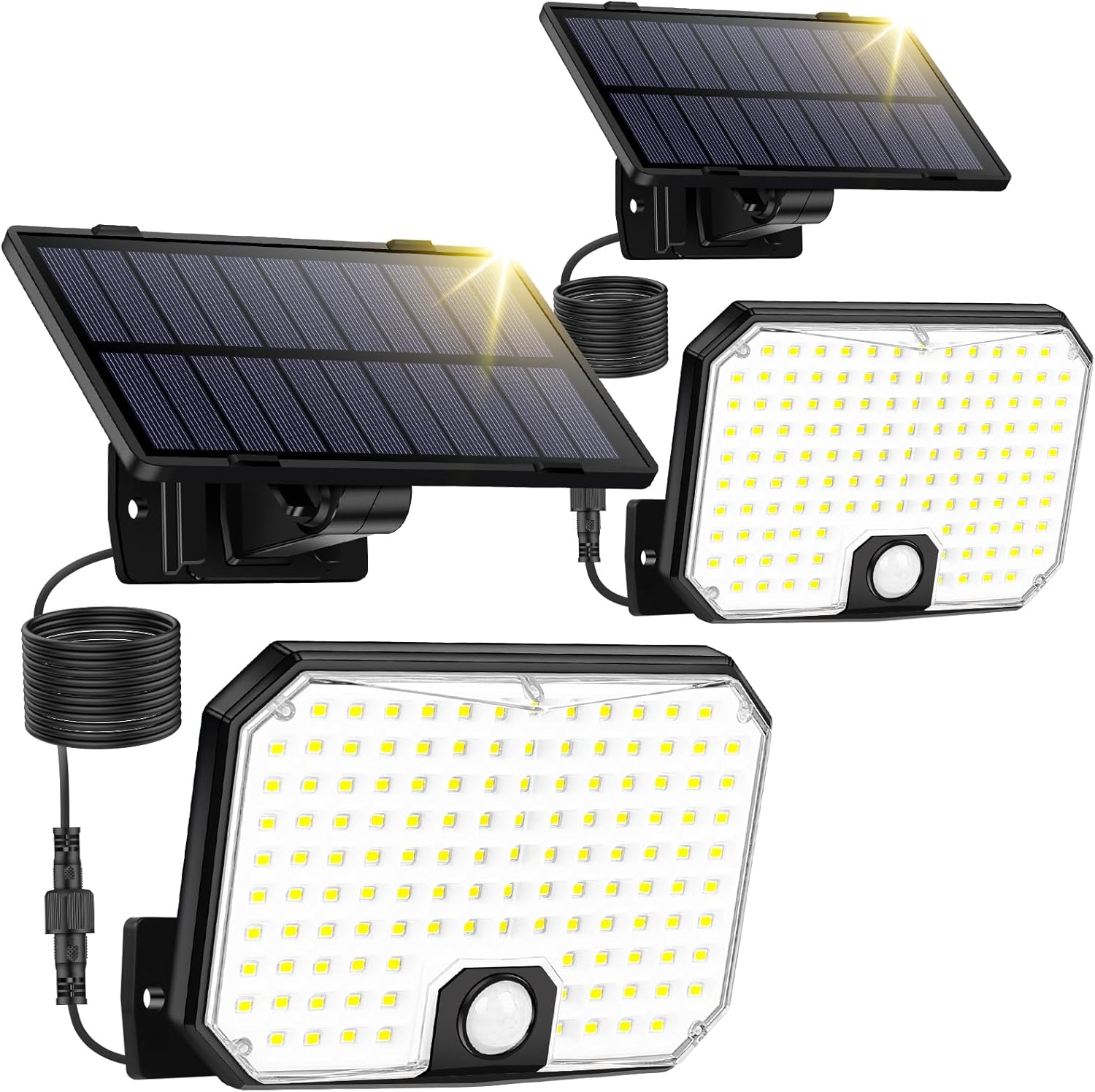Solar Outdoor Lights, Motion Sensor Dusk to Dawn Wall Lights Waterproof, LED Out...