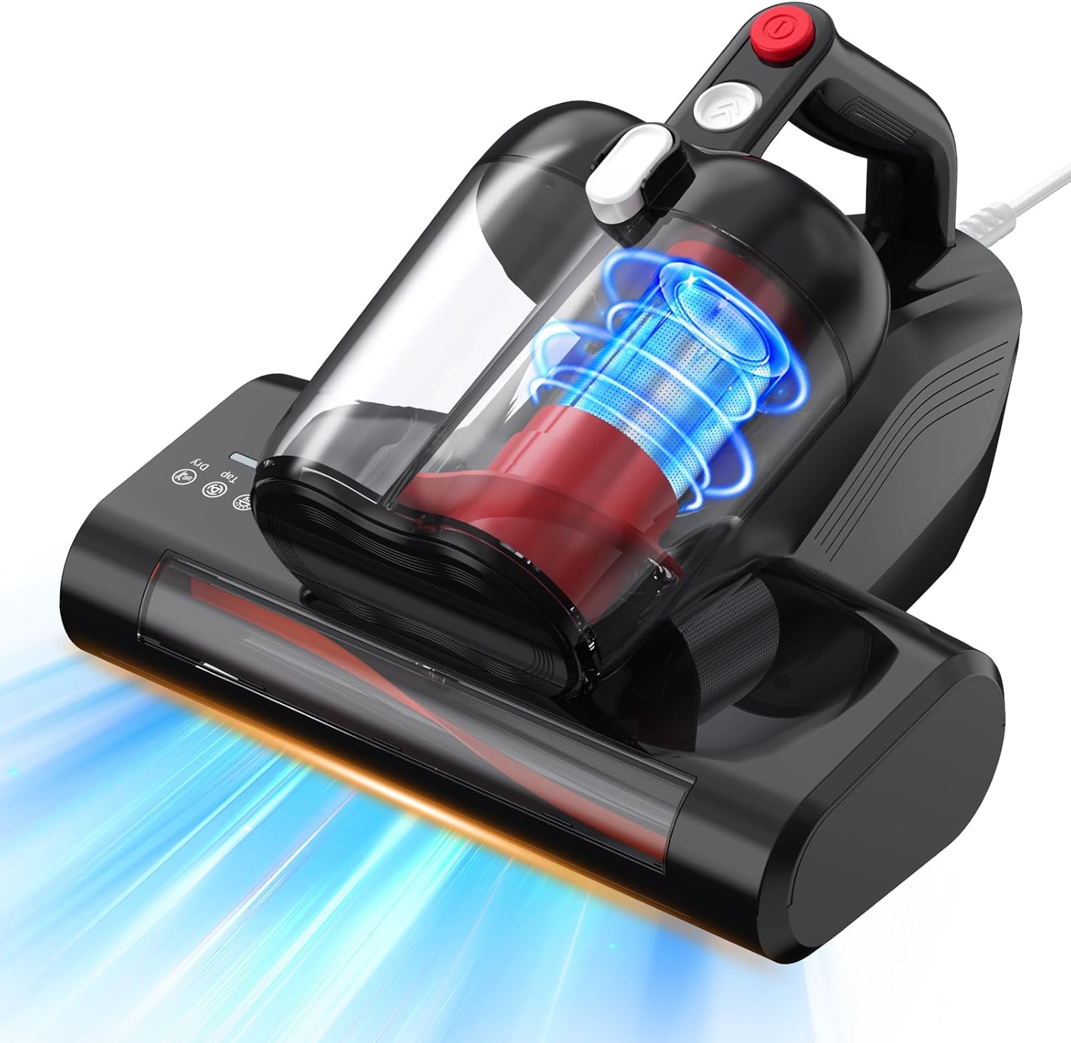 Mattress Vacuum Bed Vacuum Cleaner with 16Kpa Suction 253.7nm UV-C Light & 40000...