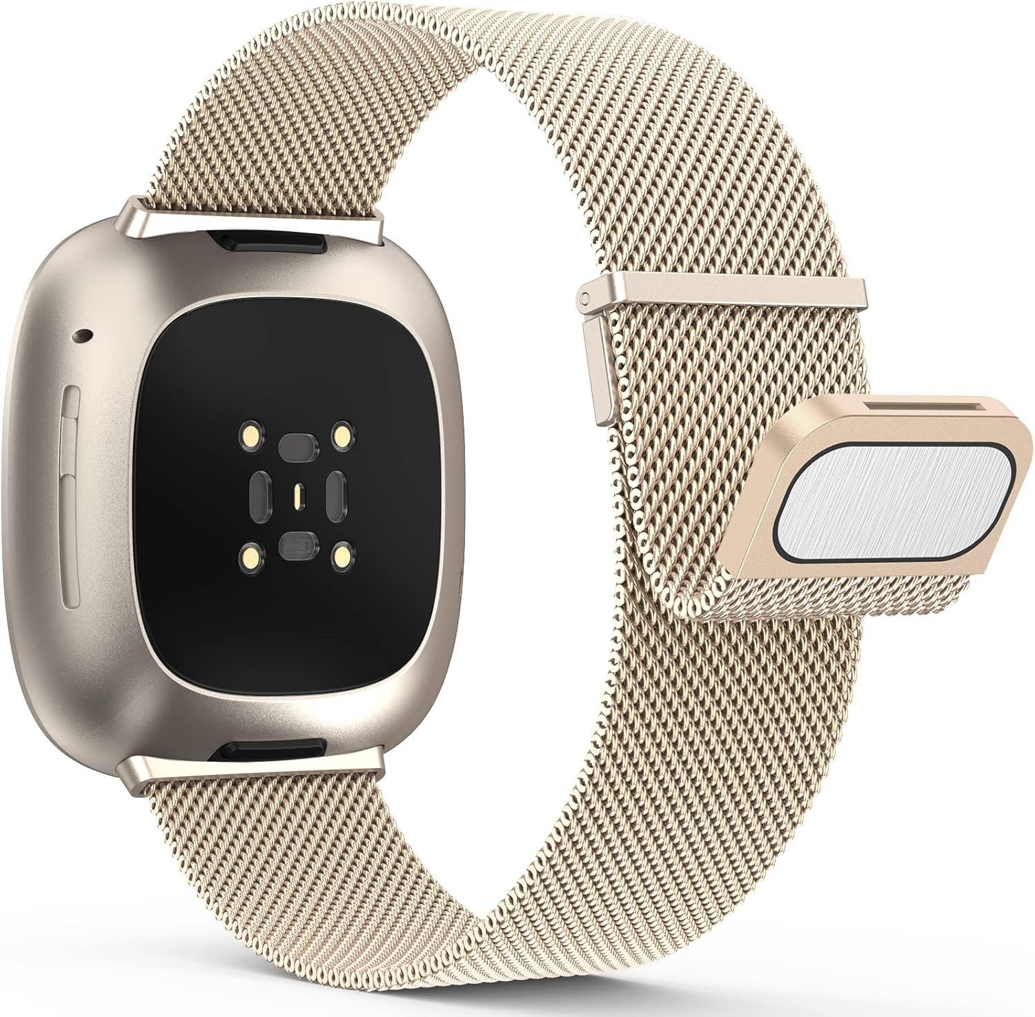 Yoohoo Straps Compatible with Fitbit Versa 3/Fitbit Versa 4/Fitbit Sense 2,Adjus...
