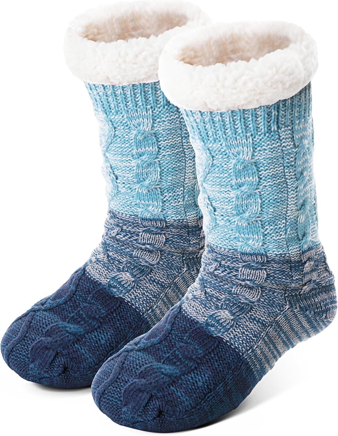 Anlisim Women Slipper Socks Non Slip Fuzzy Fluffy Thick Warm Cabin Cozy Comfy So...