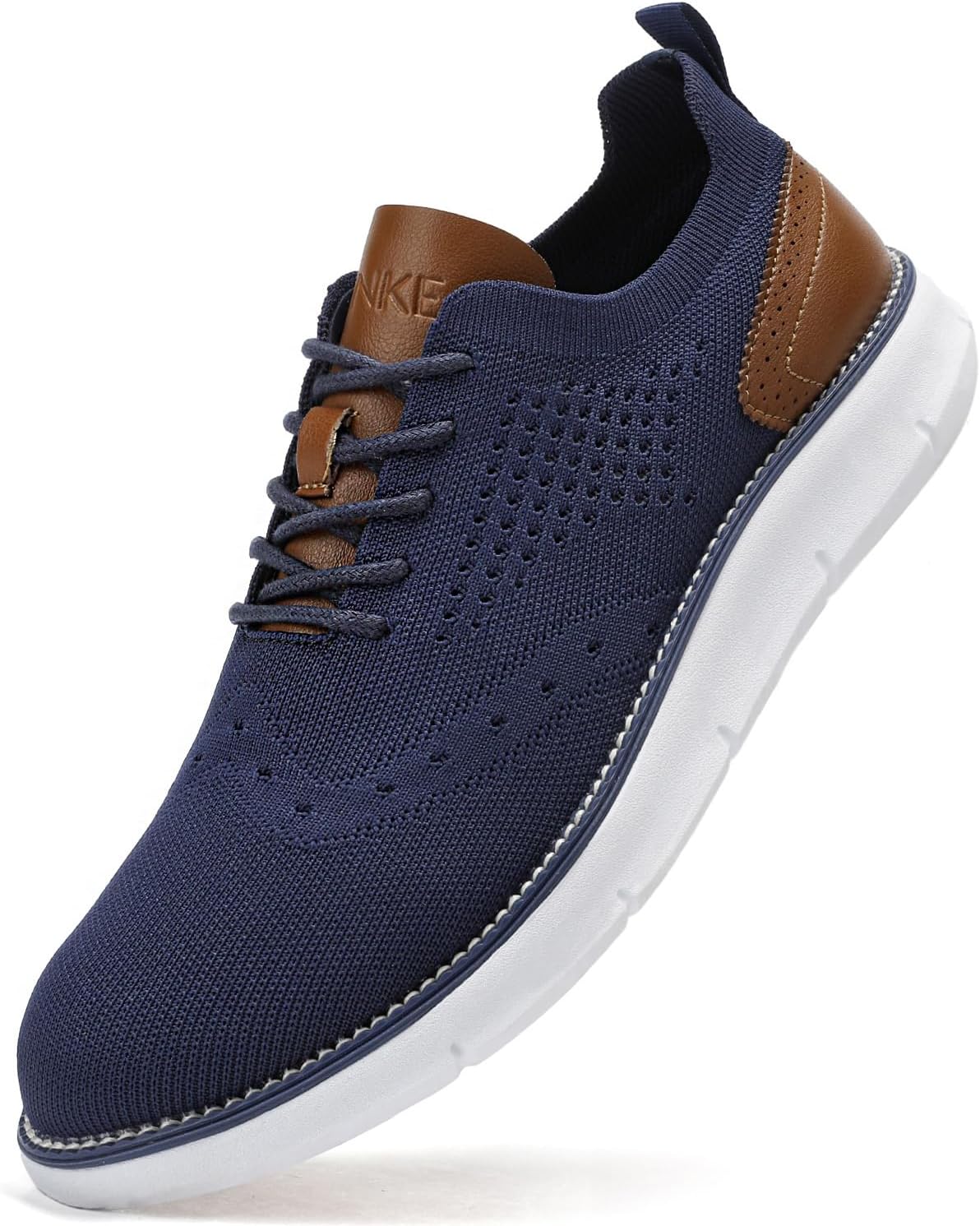 Men's Casual Dress Oxfords Shoes Breathable Knit Leisure Fashion Sneakers Lightw...