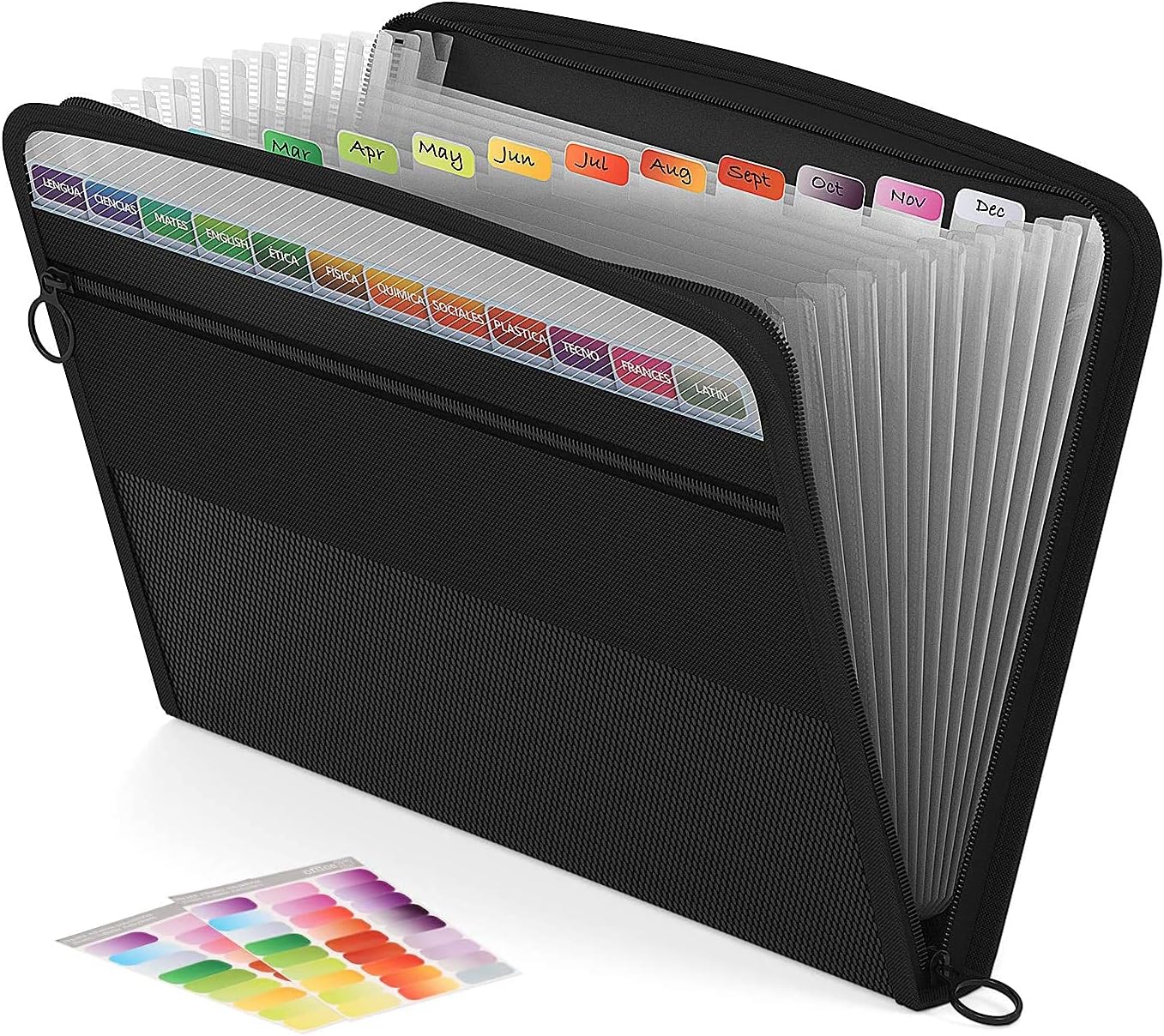 ABC life Expanding File Organiser 13 Pockets, A4 Accordion File Folder Document...