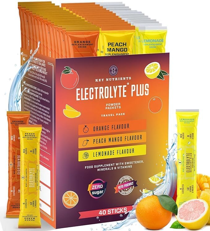 Key Nutrients Electrolytes Sachets - Multivitamin & Minerals Electrolytes Powder...