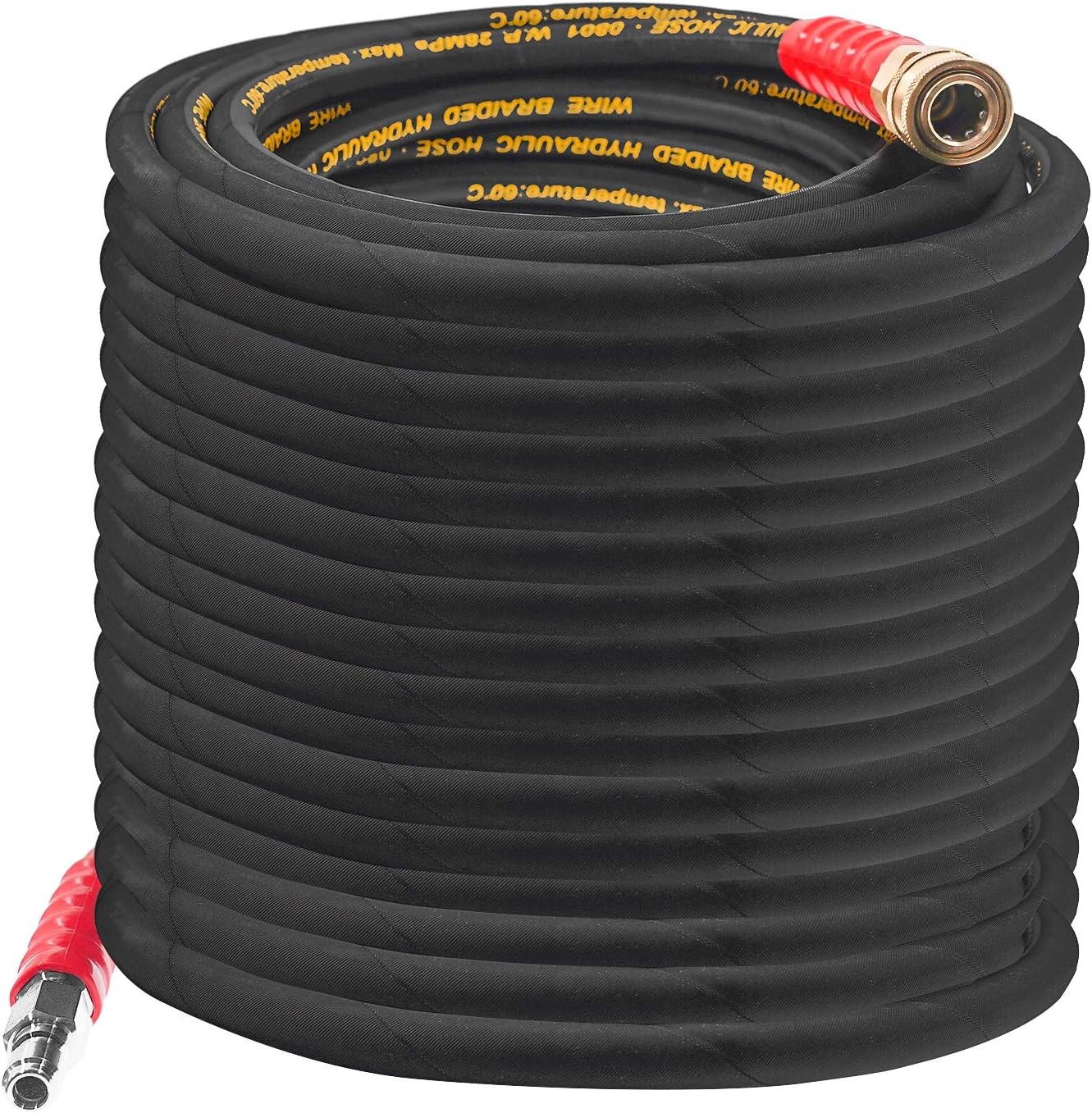 Hourleey 50FT Pressure Washer Hose with 3/8 Inch Q...