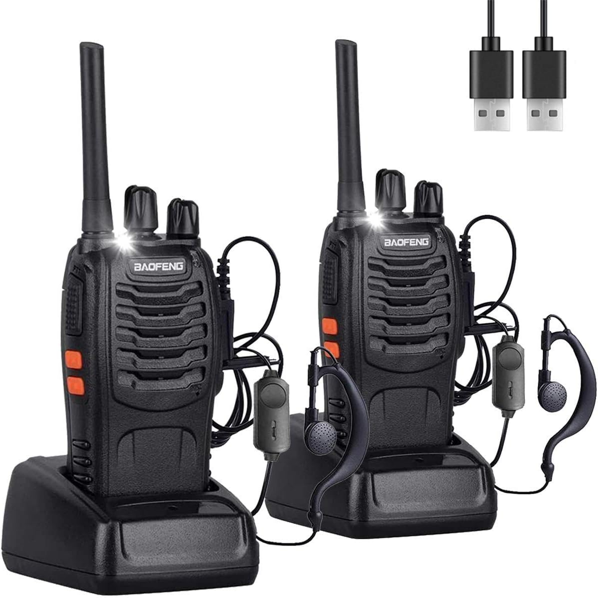 Nineaccy walkie talkie 2 way radio long range,16 Channel Portable walkie talky a...