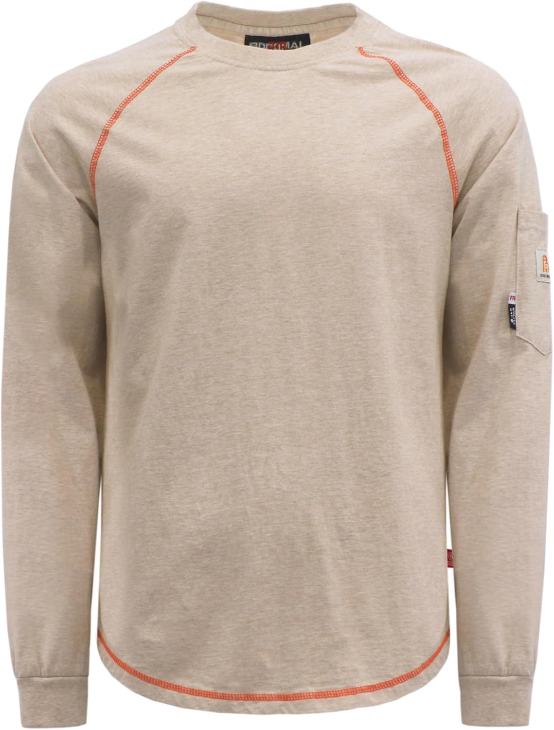 BOCOMAL FR Shirts Heather Series 6oz Flame Resistant T Shirt NFPA2112 CAT2 Fire...