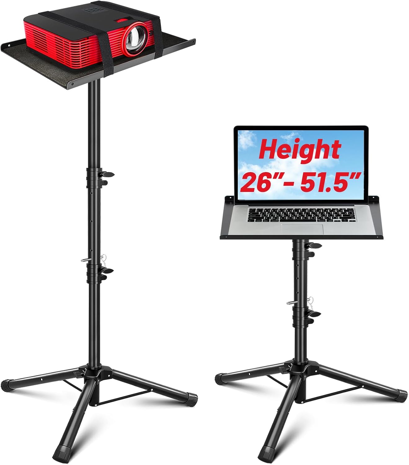 CAHAYA Projector Tripod Stand Laptop Stand Portable Projector Laptop Stand Multi...