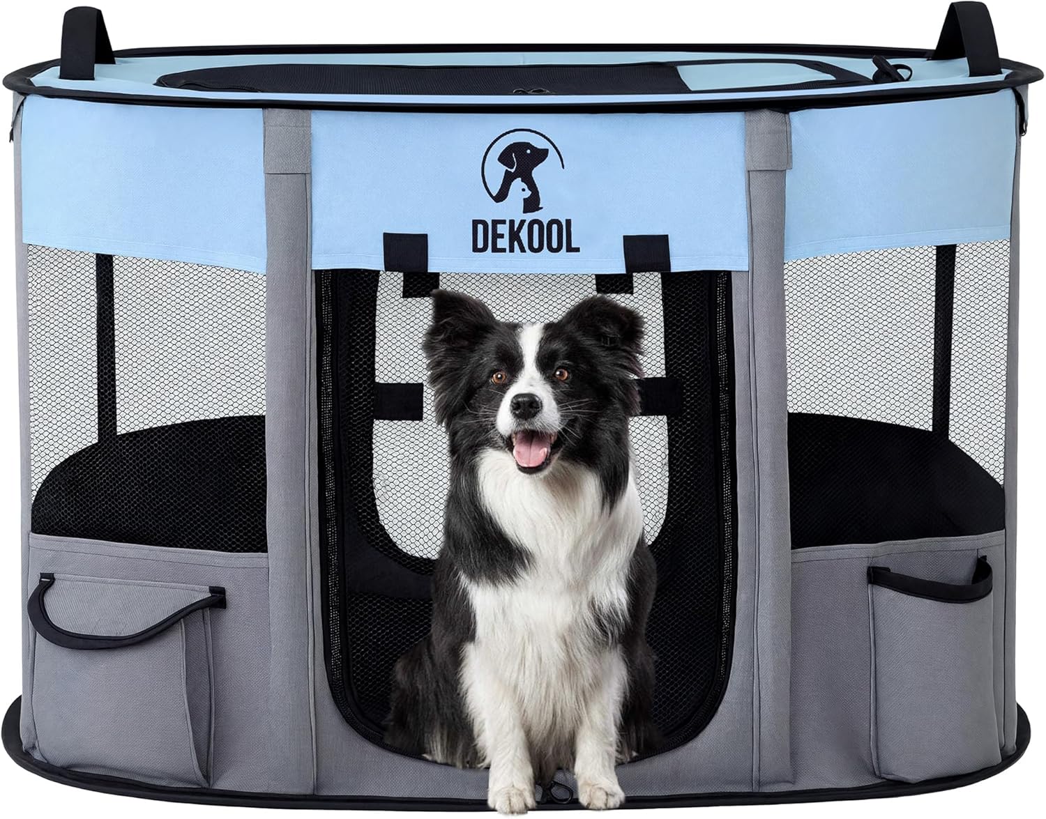 Foldable Dog Playpen,Pet Playpen,Portable Dog Crate for Small Dogs,Puppy Play Pe...