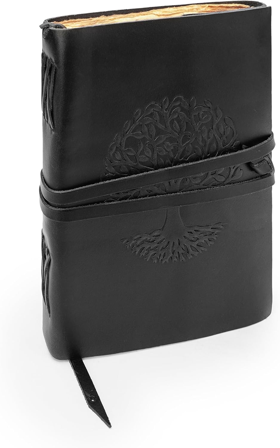 LUXEORIA Tree Of Life Leather Journal for Women and Men, Handcrafted Leather Jou...