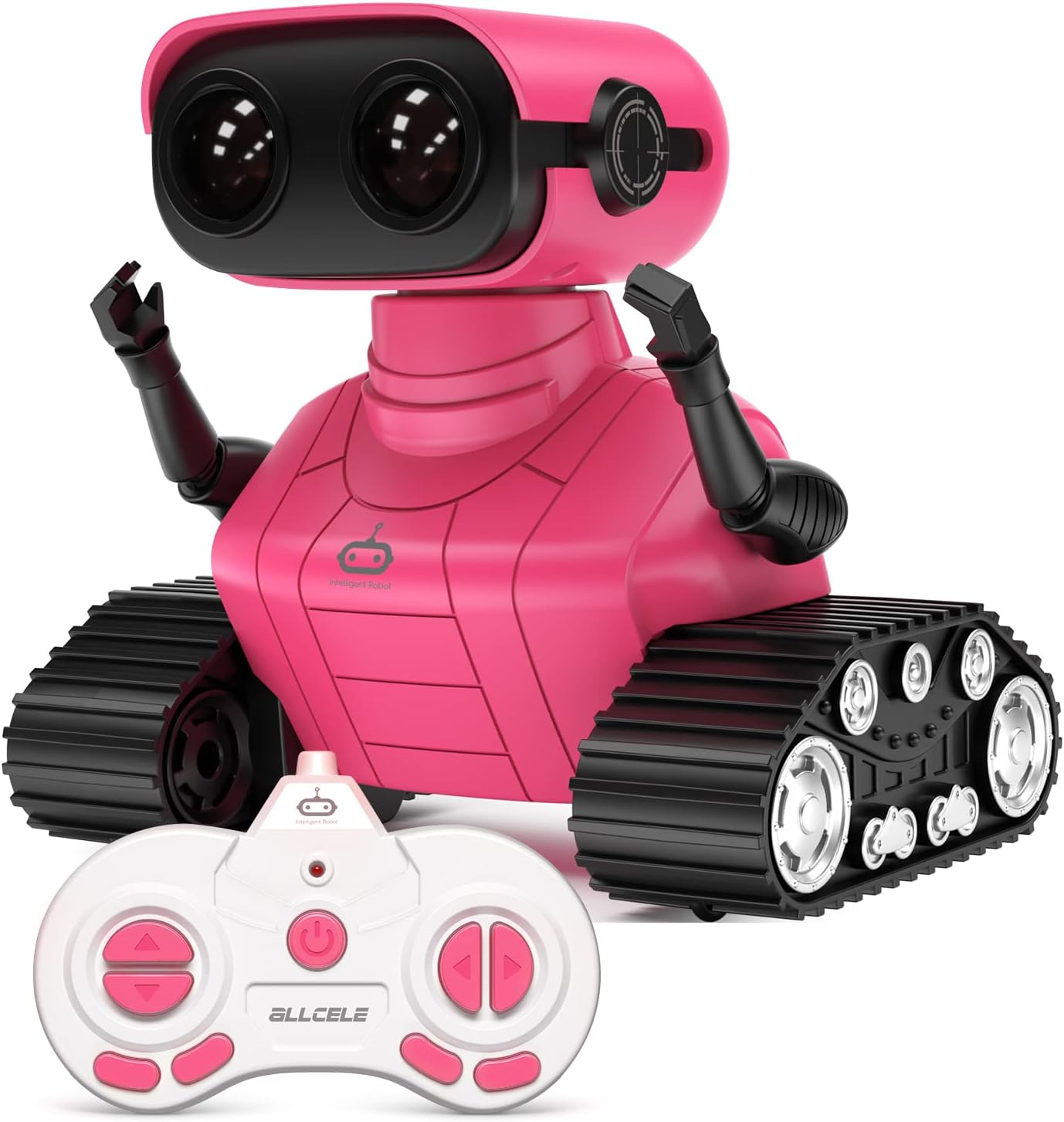 ALLCELE Kids Robot Toys for Girls Boys, Remote Control Robotic Toy with LED Eyes...