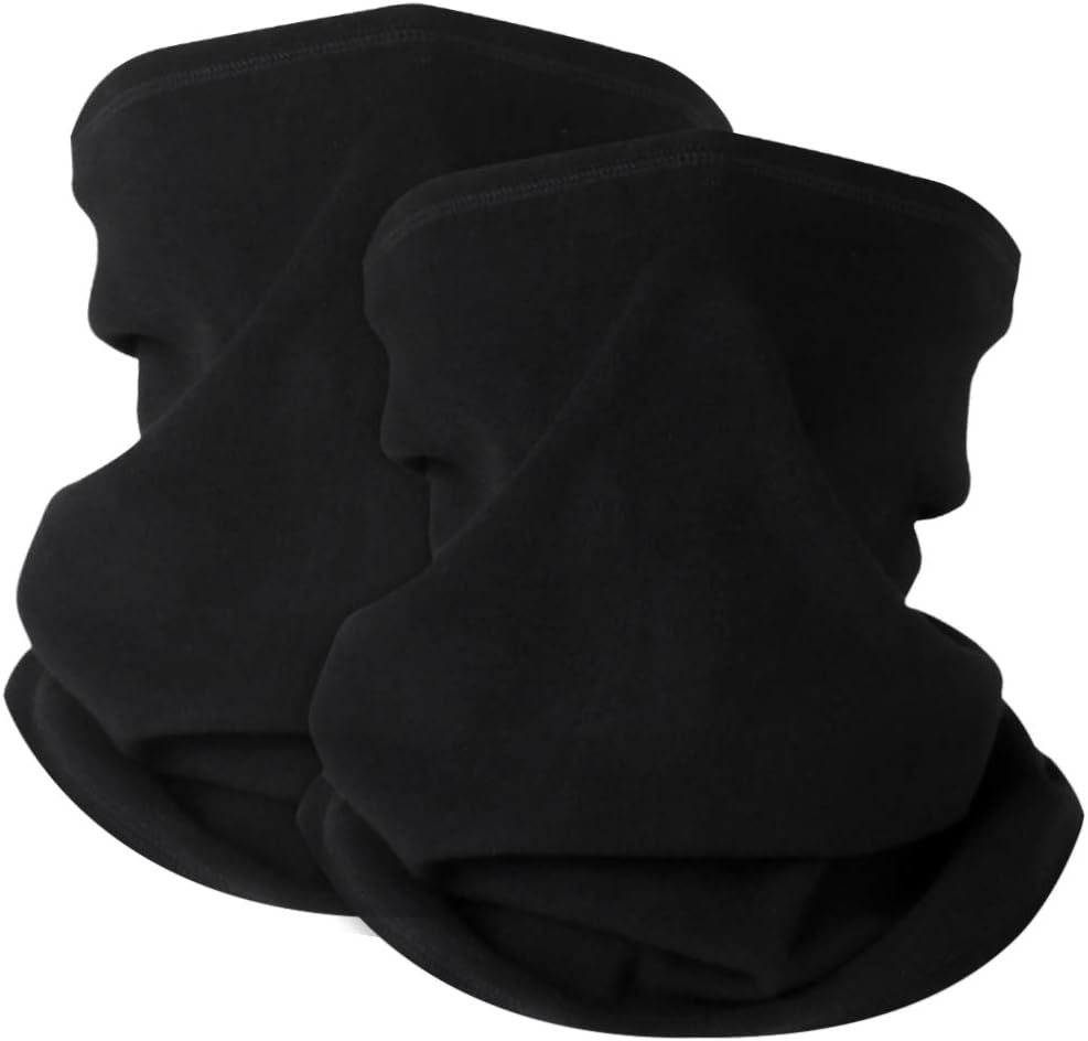 Winter Neck Warmer Fleece Windproof Neck Gaiter Snood for Men Women Cold Weather...
