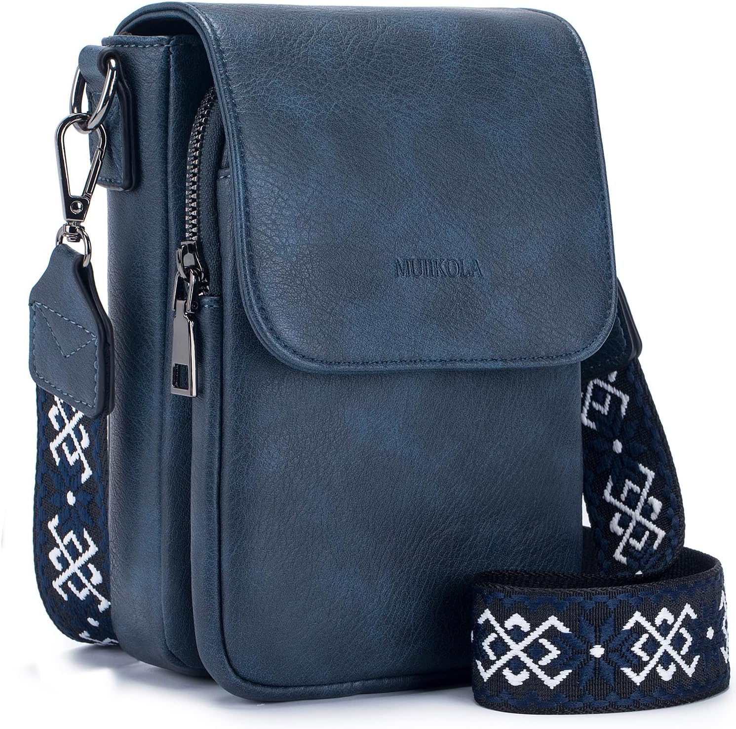 MUIIKOLA Small Phone Shoulder Bag，PU Leather Women's Cross body Bags Handbag wi...