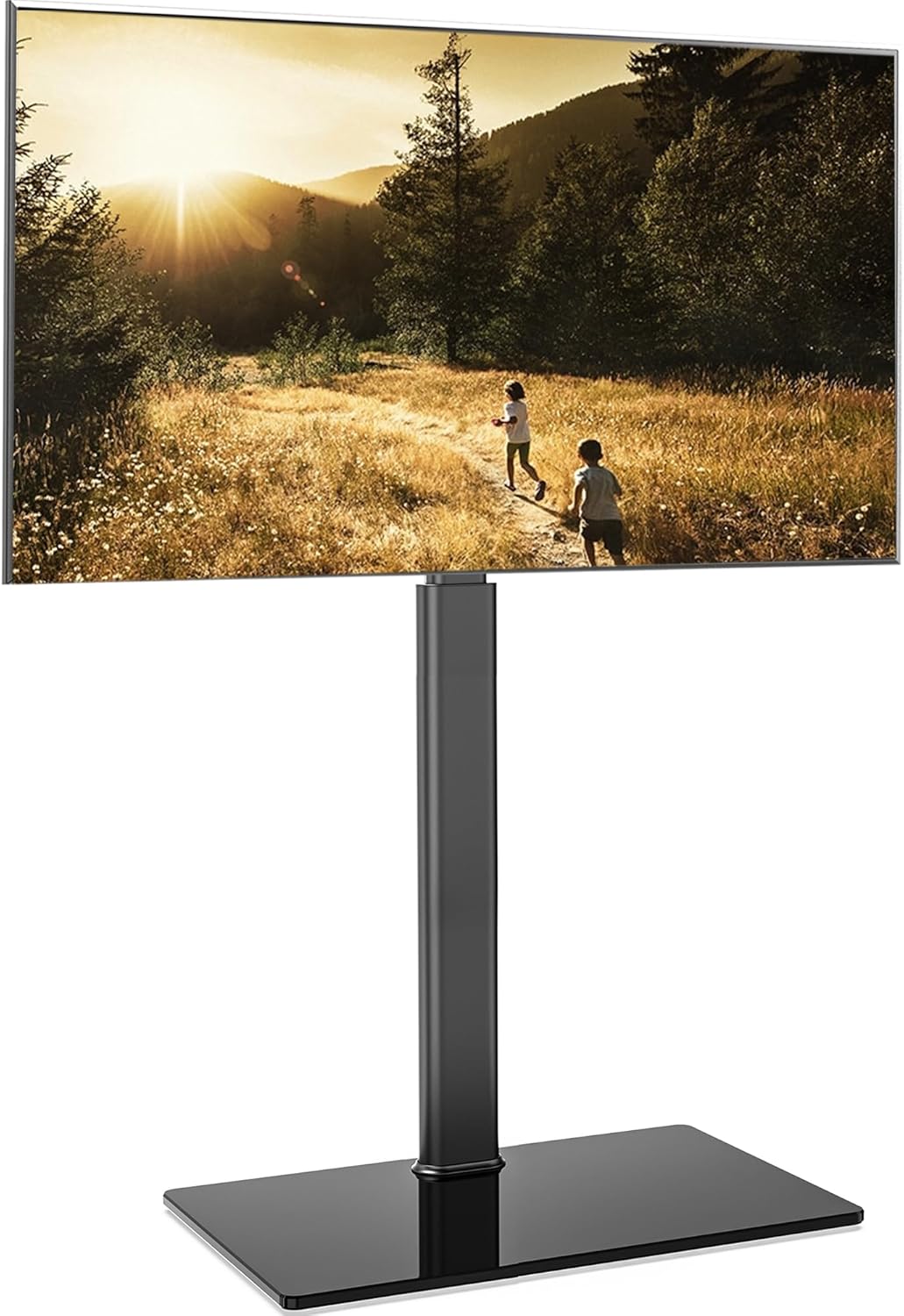 FITUEYES TV Floor Stand for 32 to 60 inch TVs, Floor Standing TV Stand with Swiv...