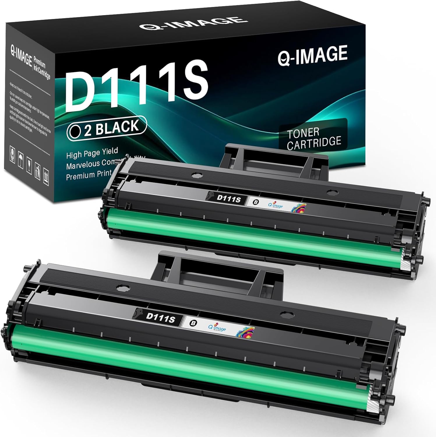 Q-image D111L Toner Cartridges Compatible for Samsung MLT-D111L D111S/ELS for Xp...