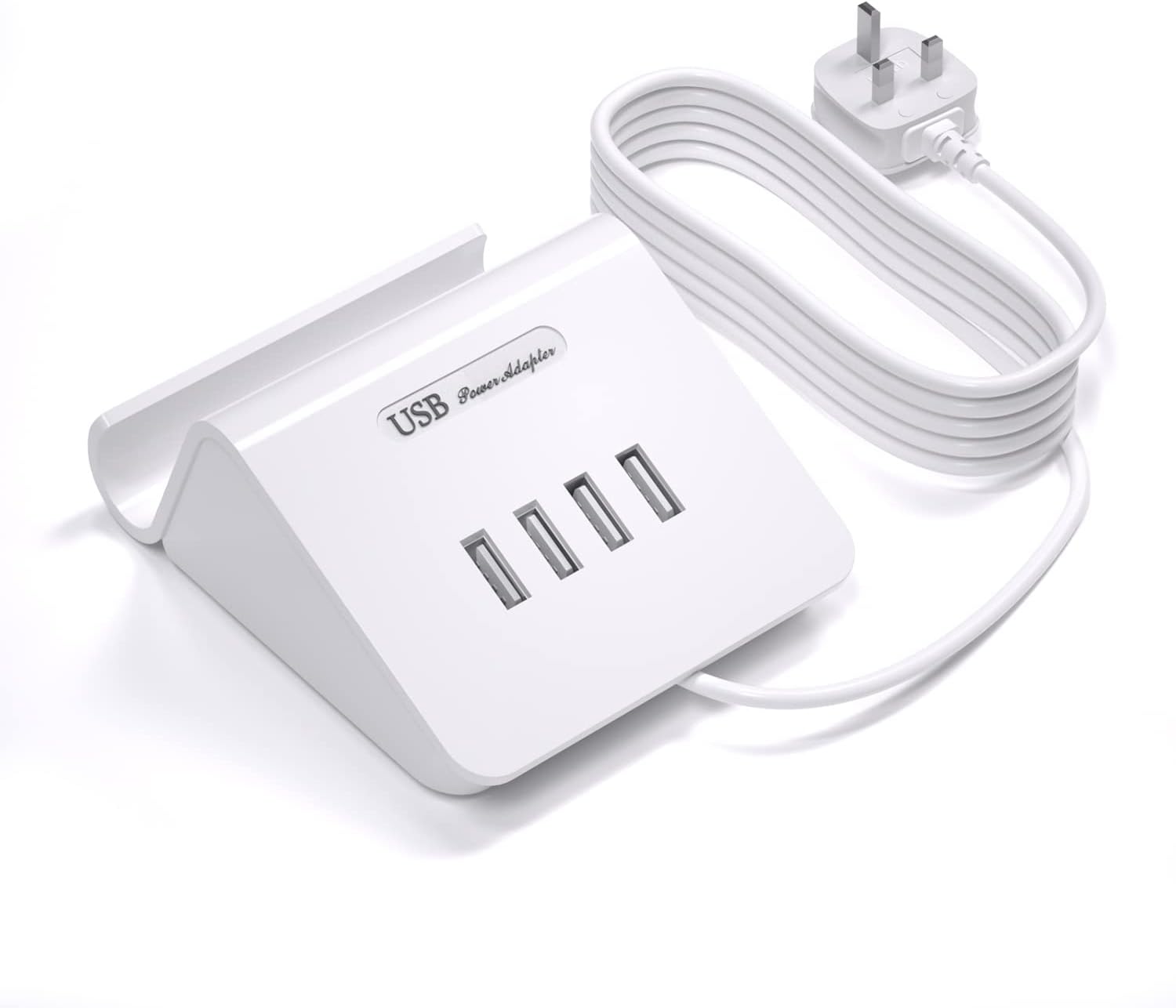 Qurzou USB Charging Station 25W USB Fast Charger Plug,Multi USB Wall Charger for...