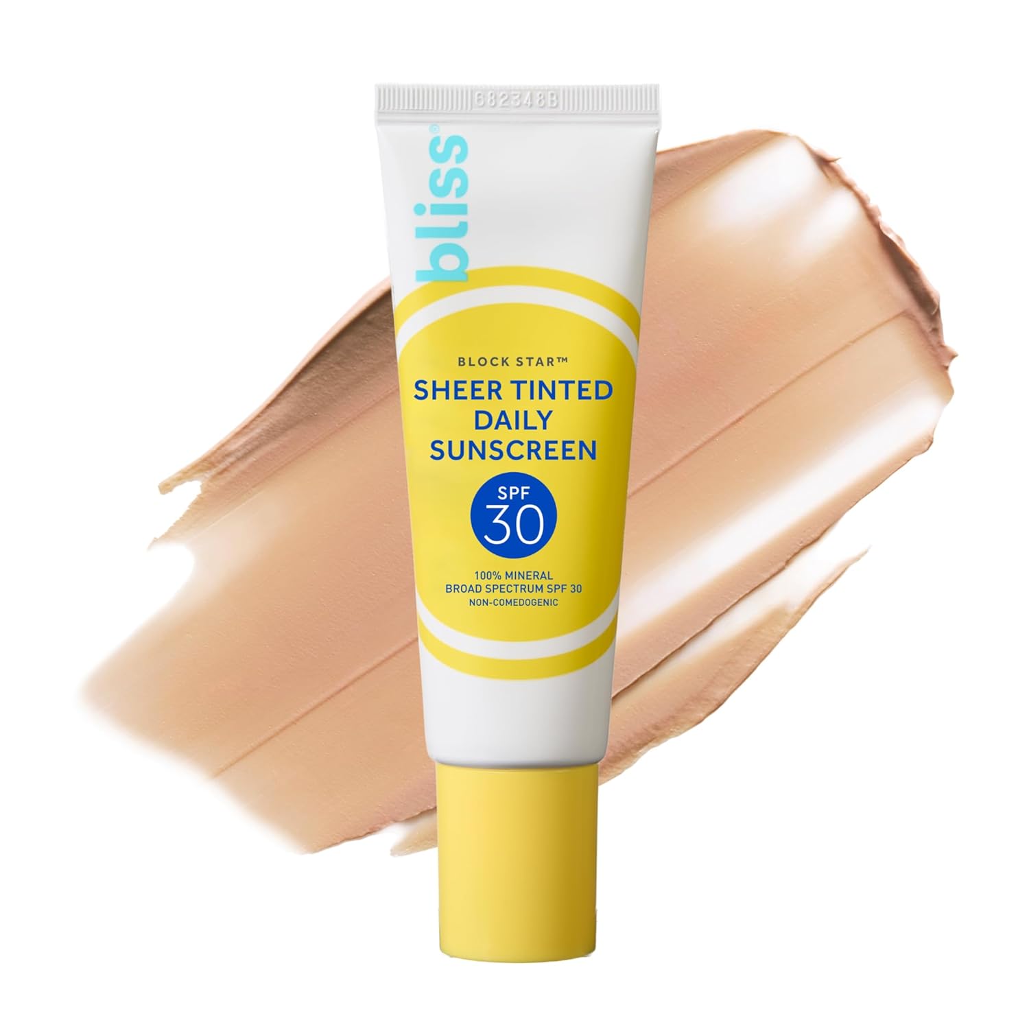 Bliss Block Star SPF 30 Invisible Daily Tinted Sunscreen with Zinc Oxide, Sunscr...