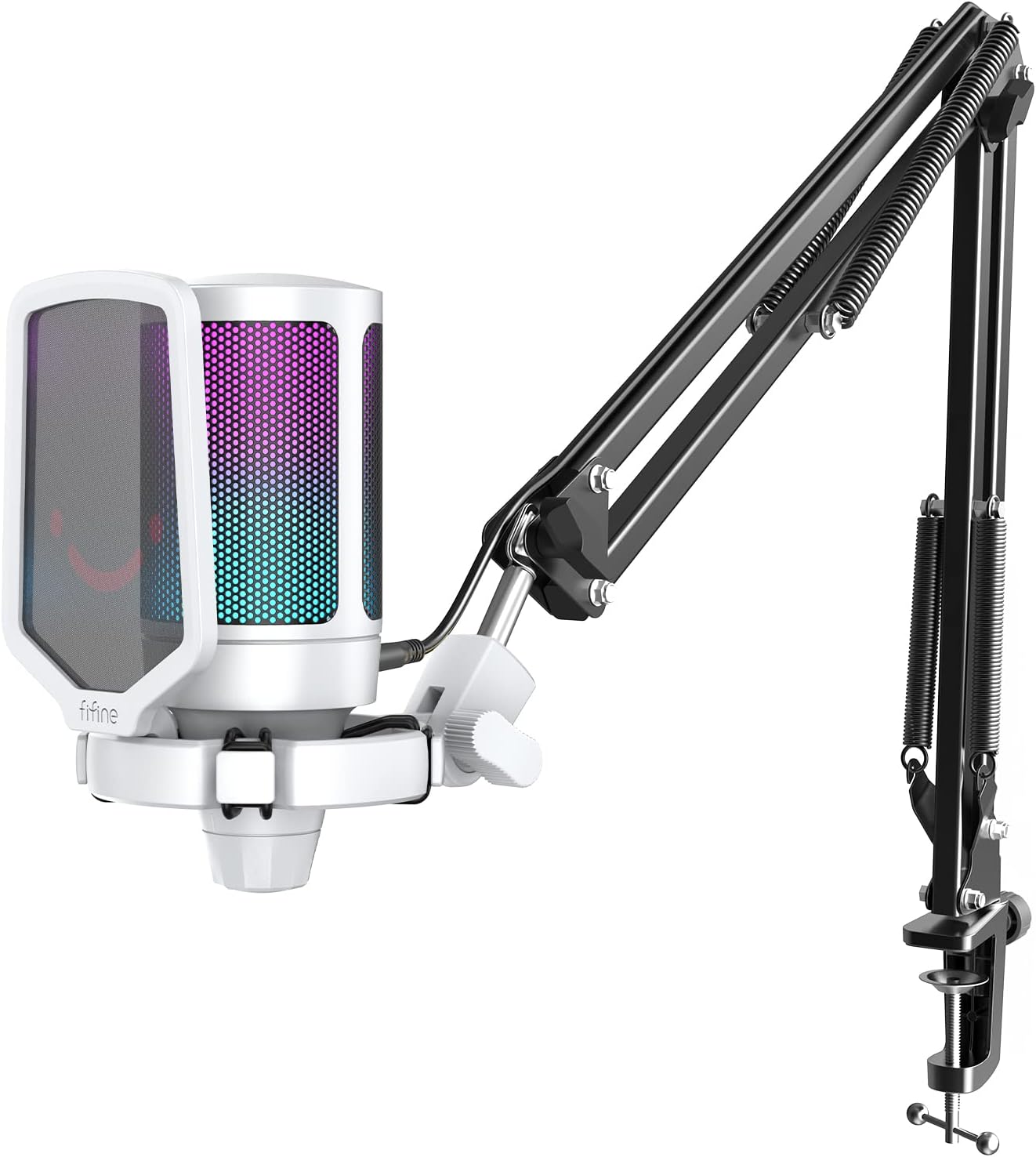Gaming Mic Kit Bundle, FIFINE PC USB Computer Condenser Microphone Set with Quic...