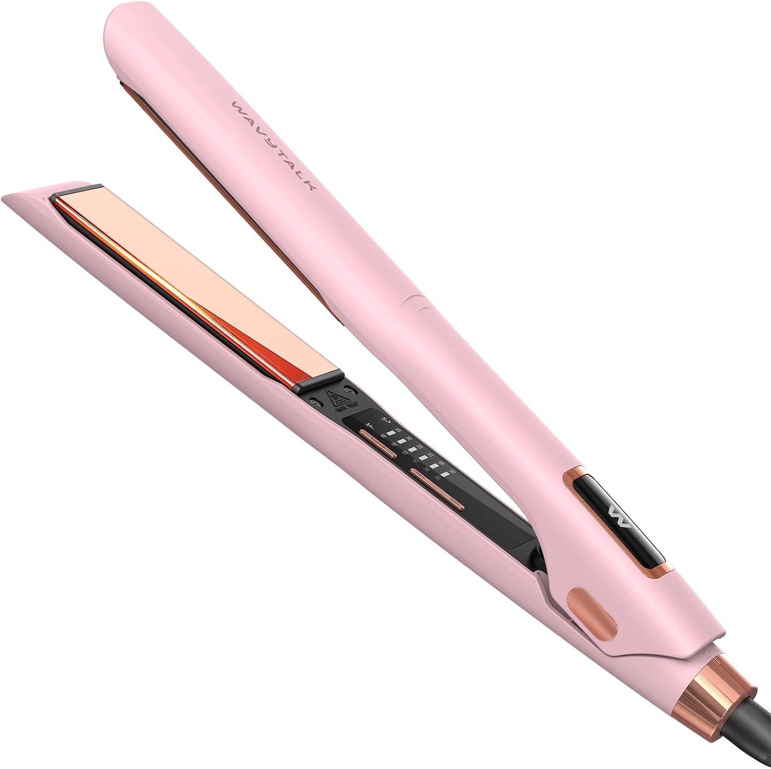 Wavytalk Professional Flat Iron Hair Straightener and Curler 2 in 1, Titanium Fl...