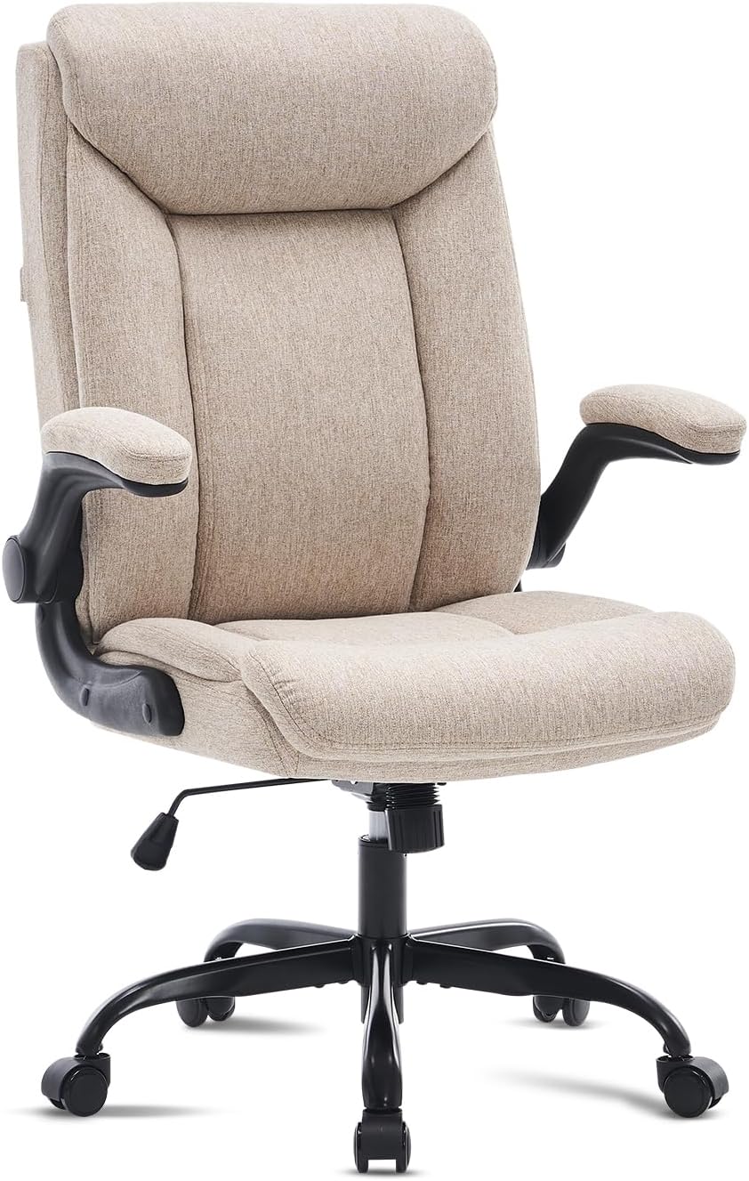 MZLEE Executive Office Chair, Ergonomic Computer Desk Chair Swivel Work Chair wi...