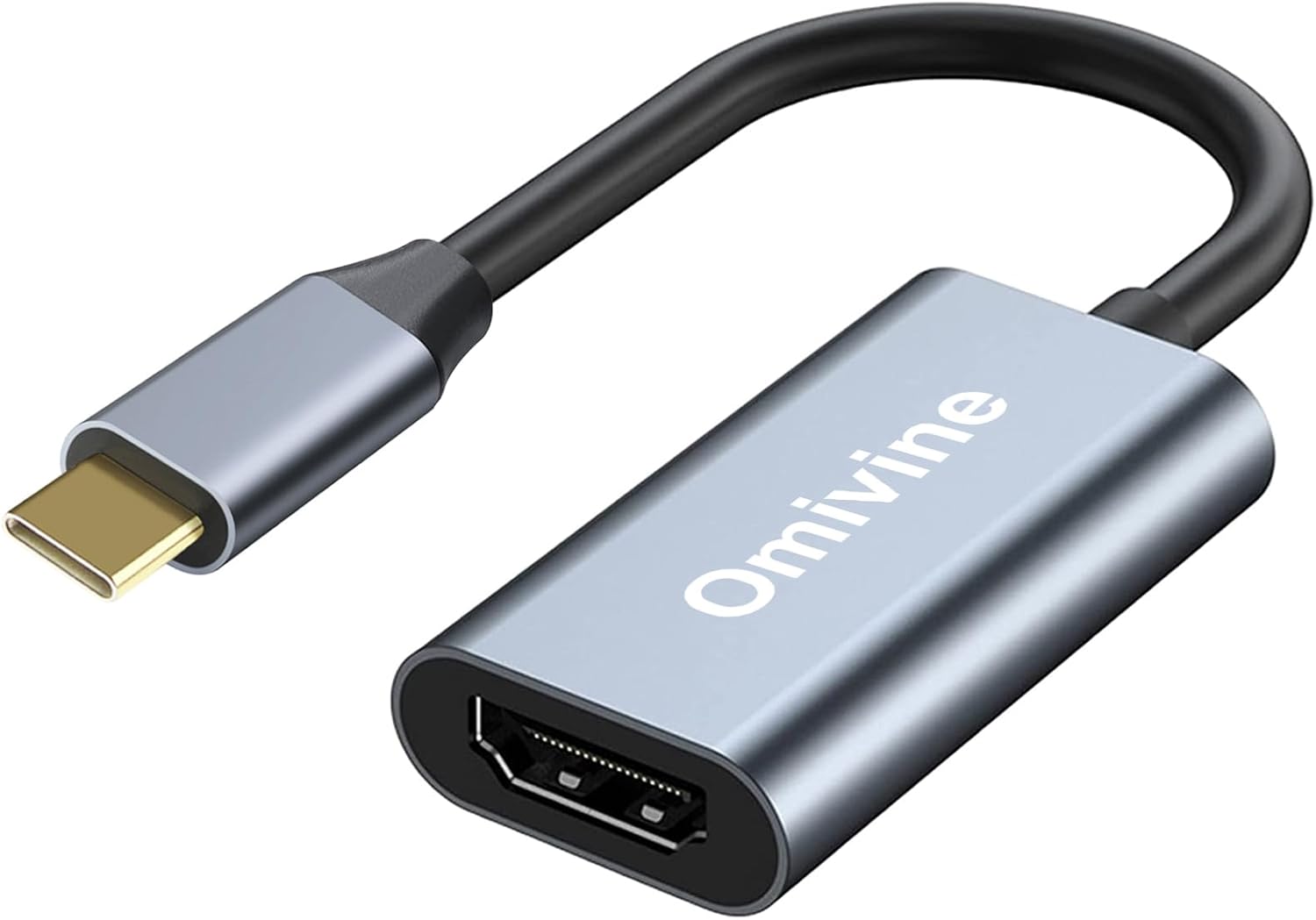 USB C to HDMI Adapter, 4K USB Type-C to HDMI Adapter, Compatible with iPhone 16/...