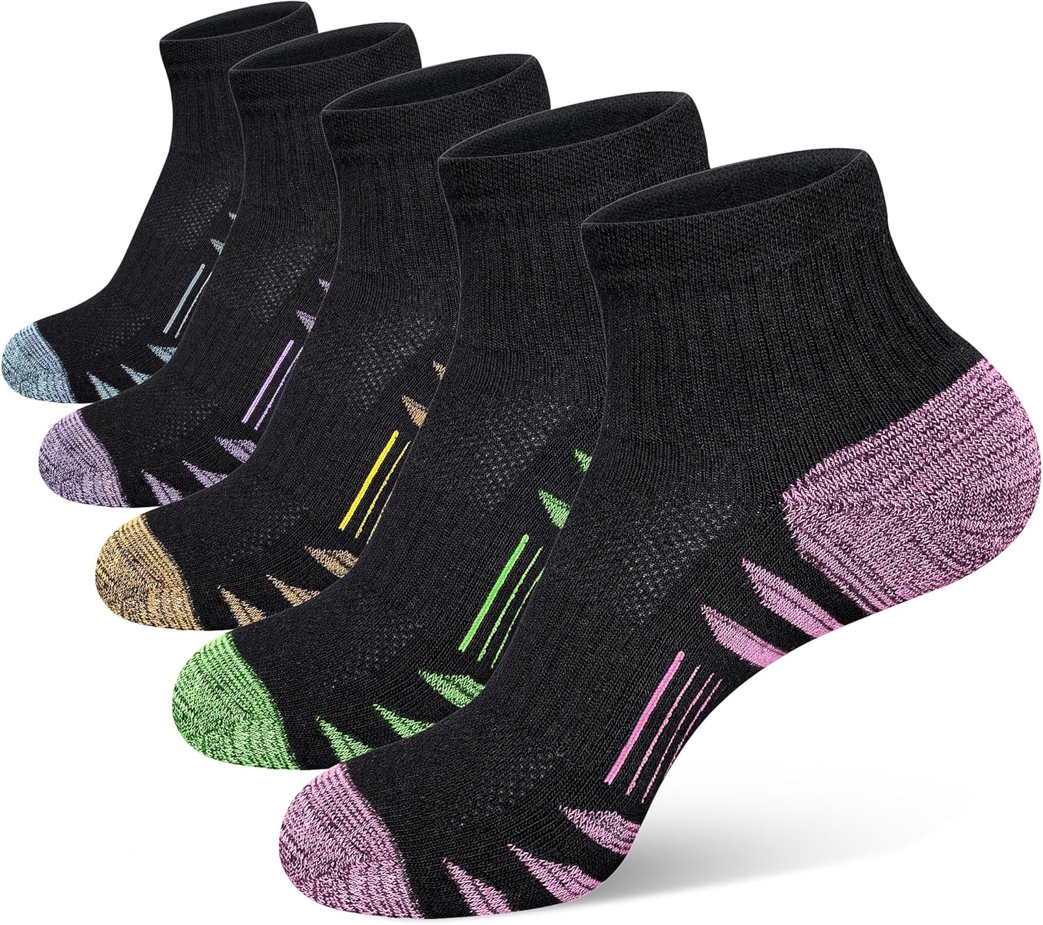 Womens Ankle Anti-blister Thick Cushioned Cotton Wicking Hiking Athletic Running...