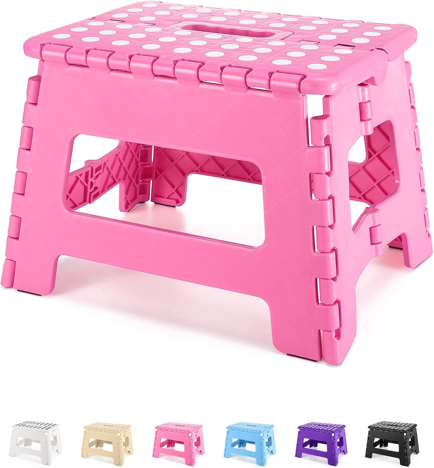 Dyforce Folding Step Stool 9", Kids Step Stool, Heavy Duty Step Stools for Adult...