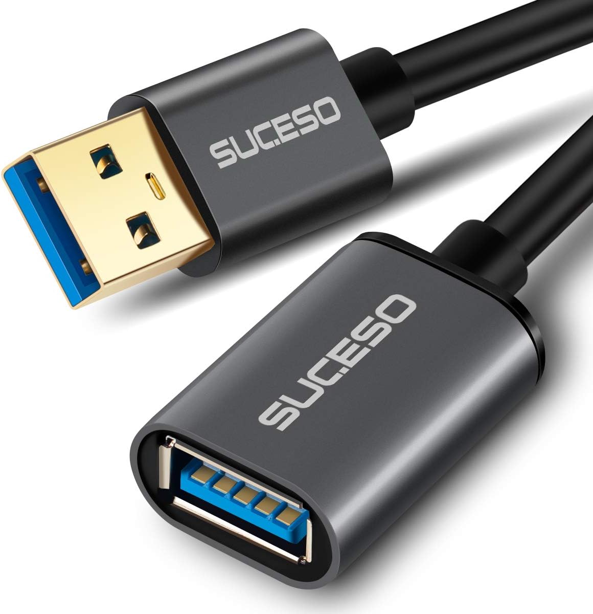 SUCESO USB 3.0 Extension Cable 2M USB 3.0 Type A Male to Female 5Gbps Data Sync...