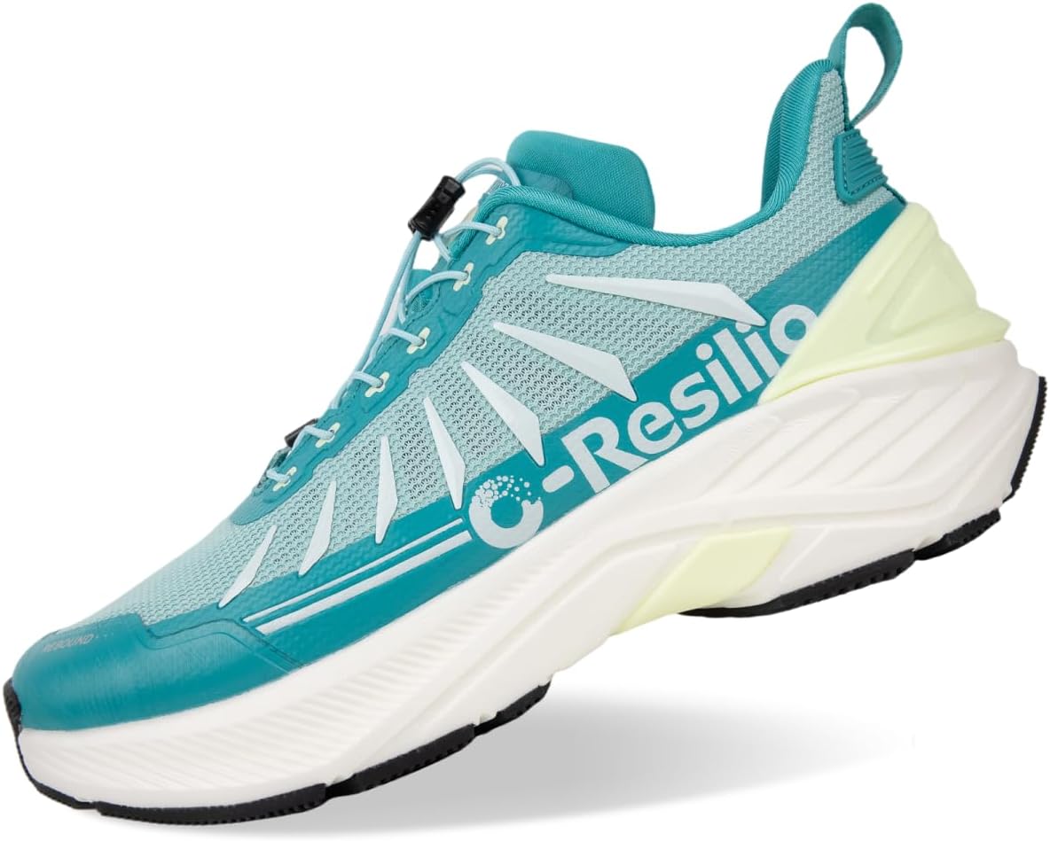 ONEMIX Men's Max Cushioned Quick Laces Hiking Walking Shoes with Arch Support Pl...